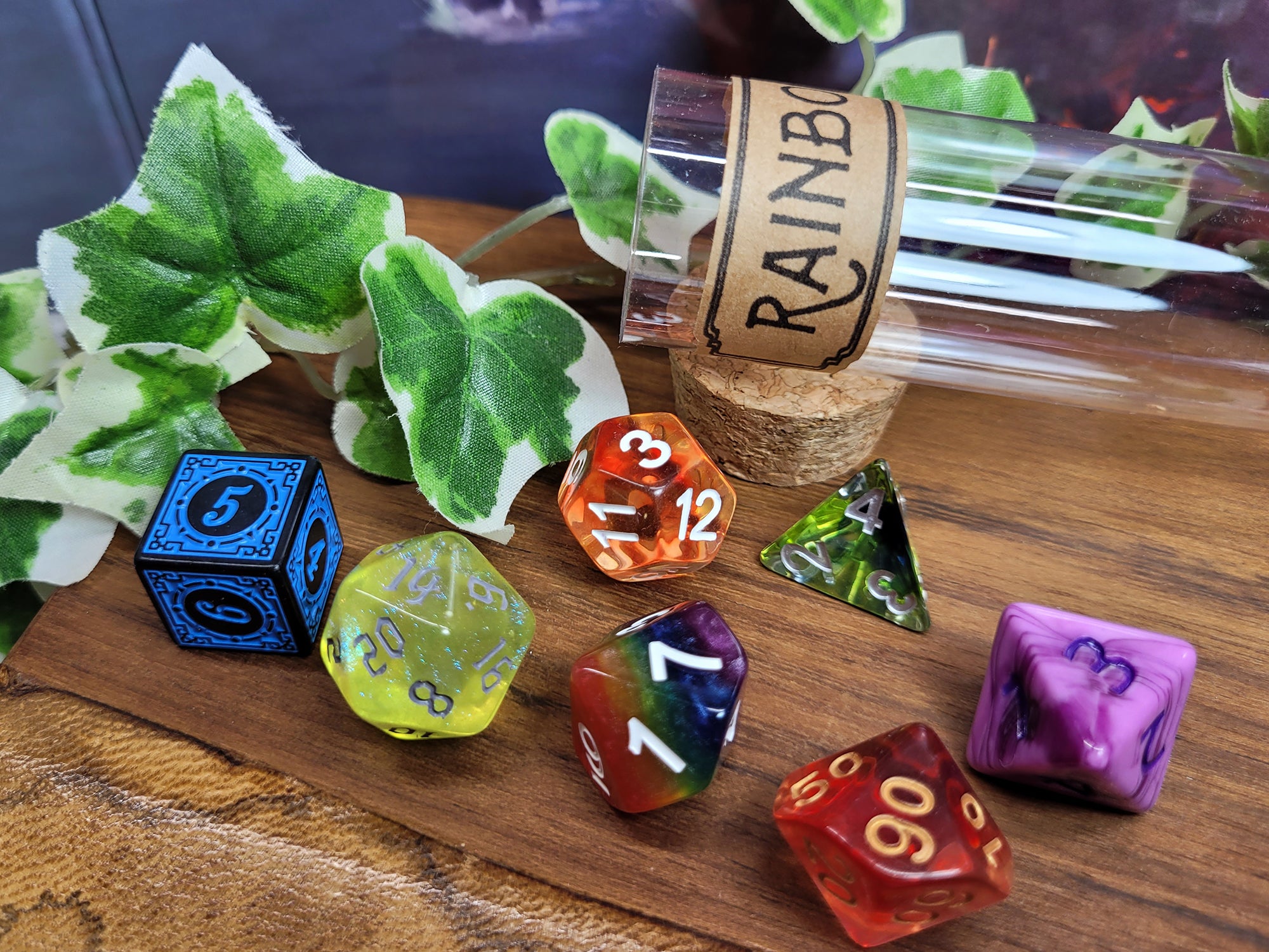 Regenbogen Würfelset