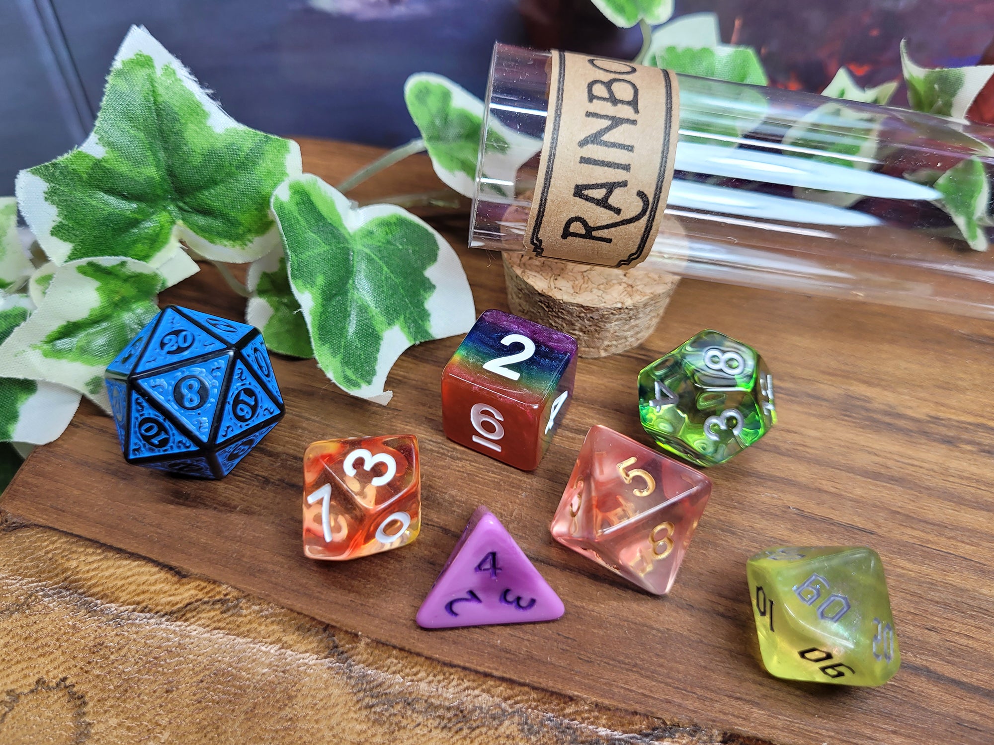 Regenbogen Würfelset