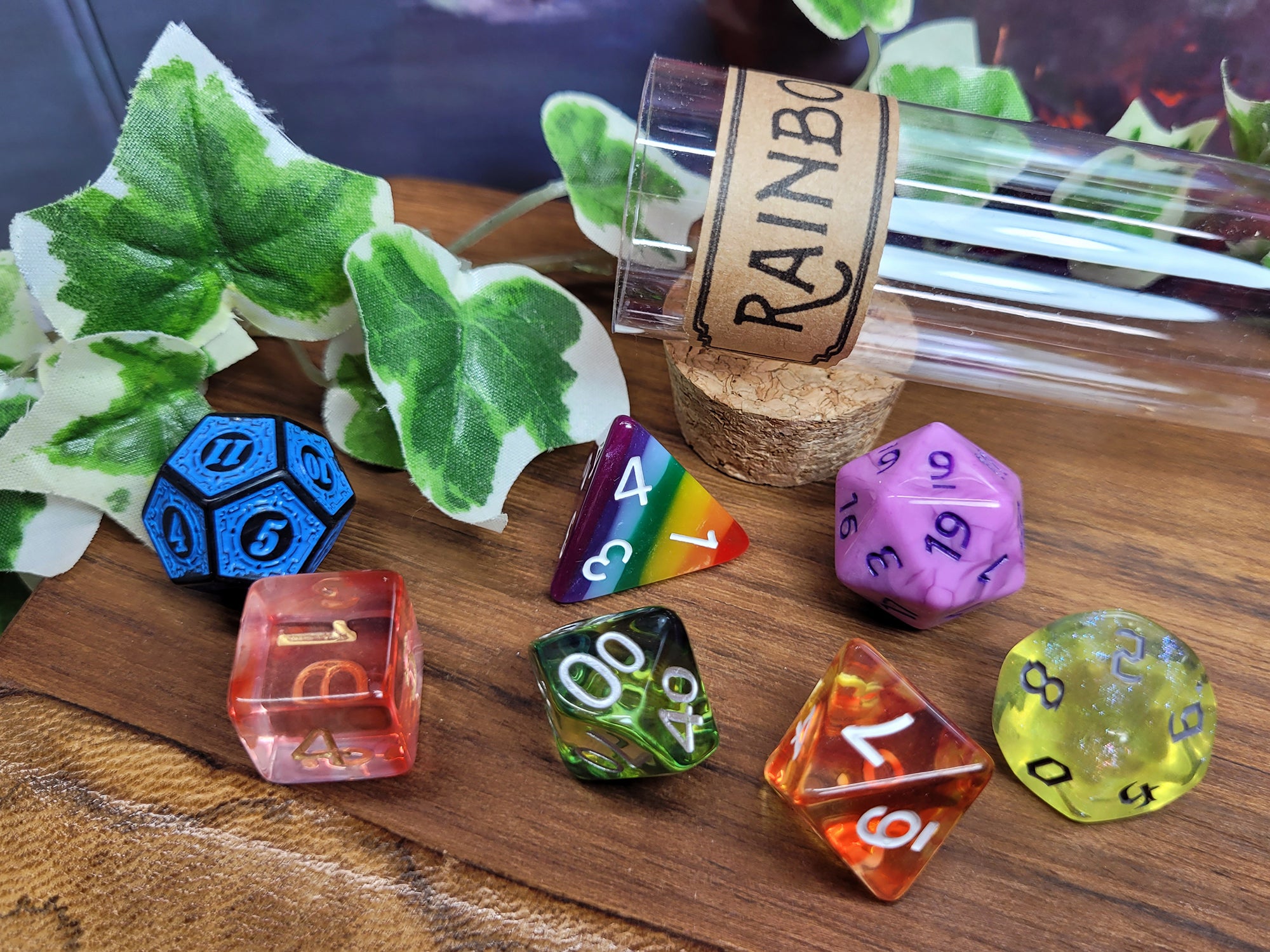 Regenbogen Würfelset