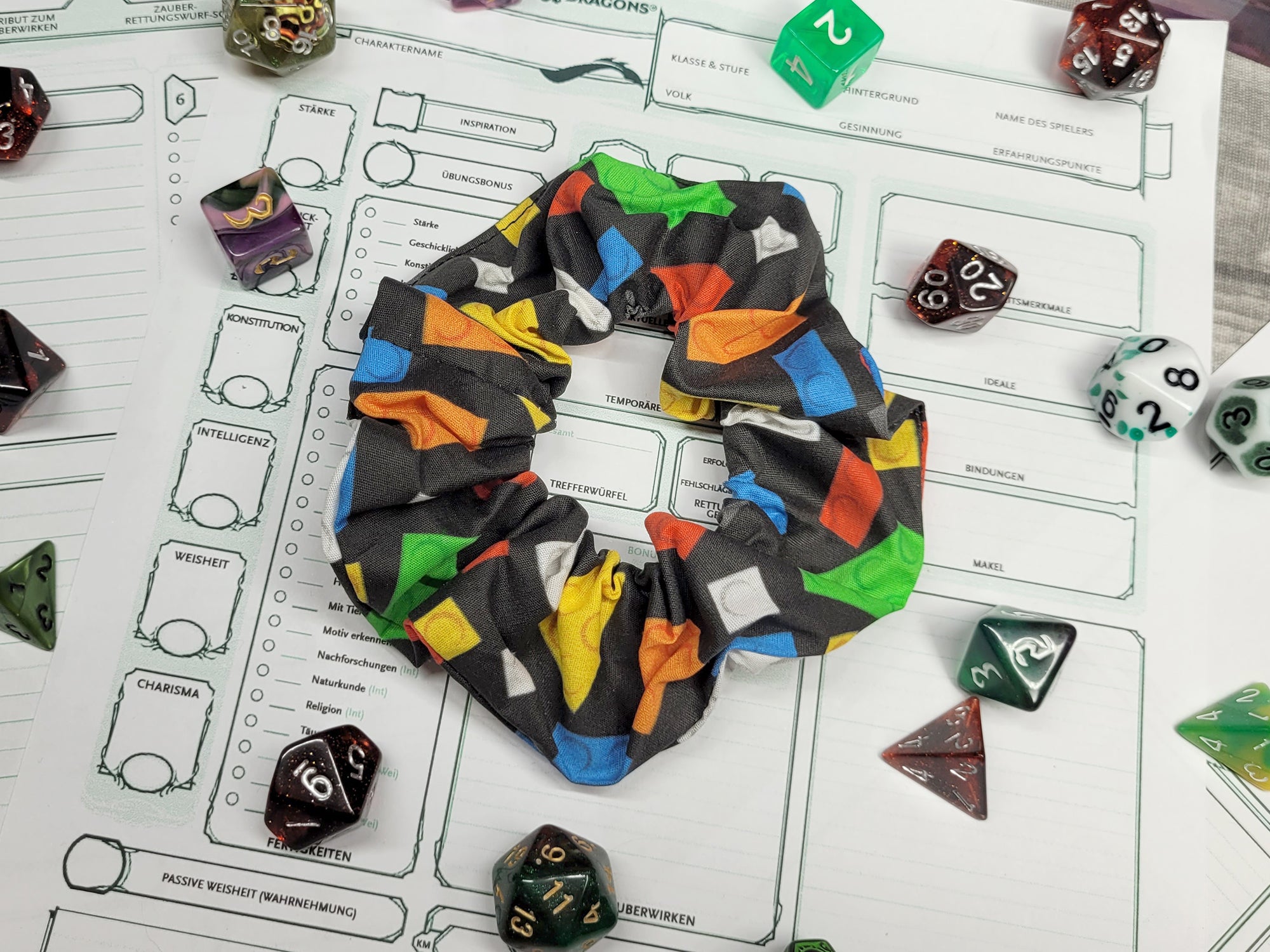 Building Blocks Scrunchie