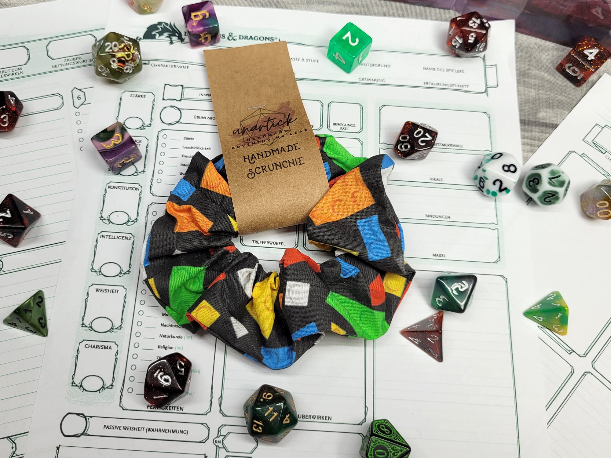 Building Blocks Scrunchie