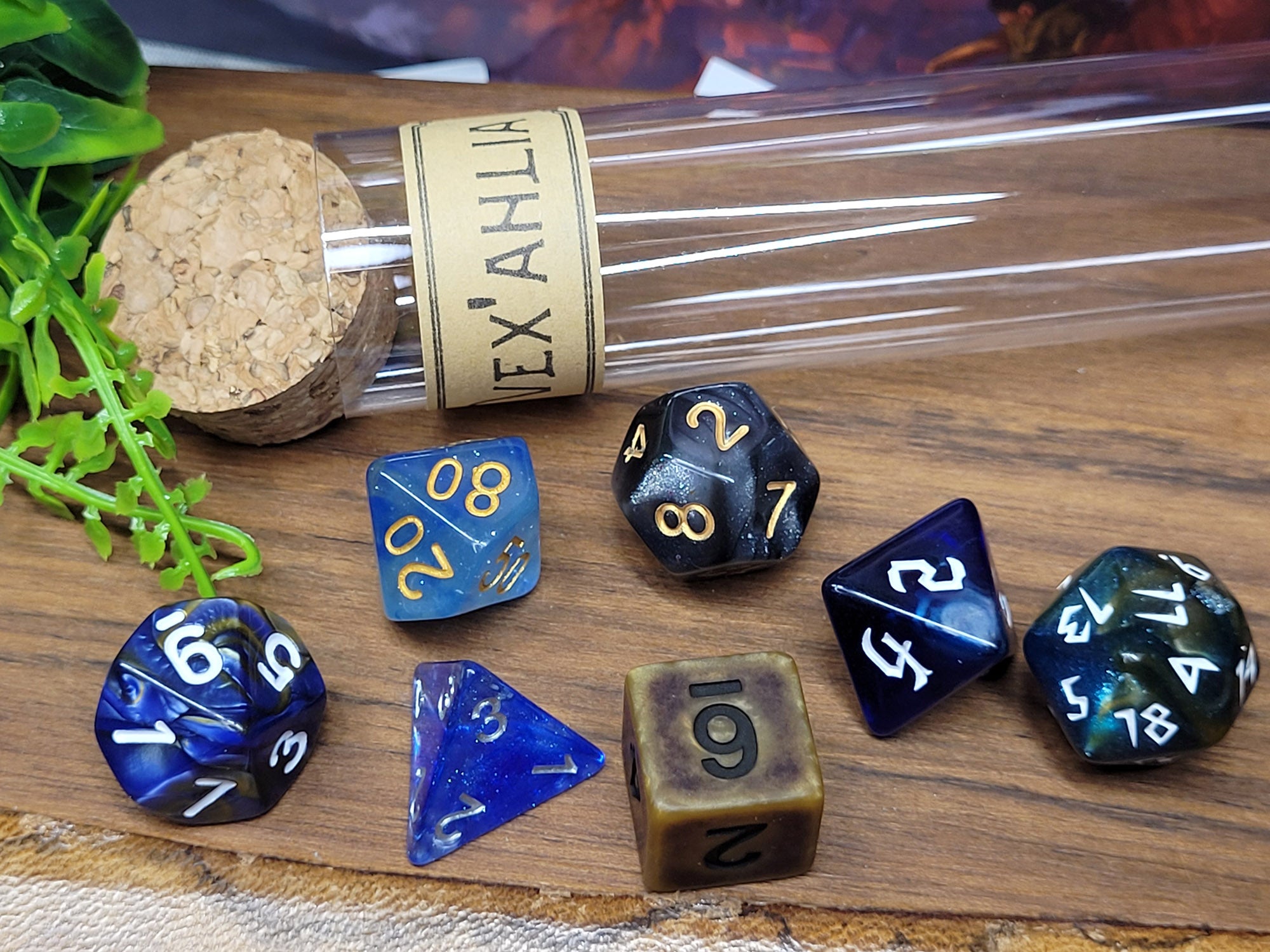 Nott the Brave dice set, dice for pen & paper role play