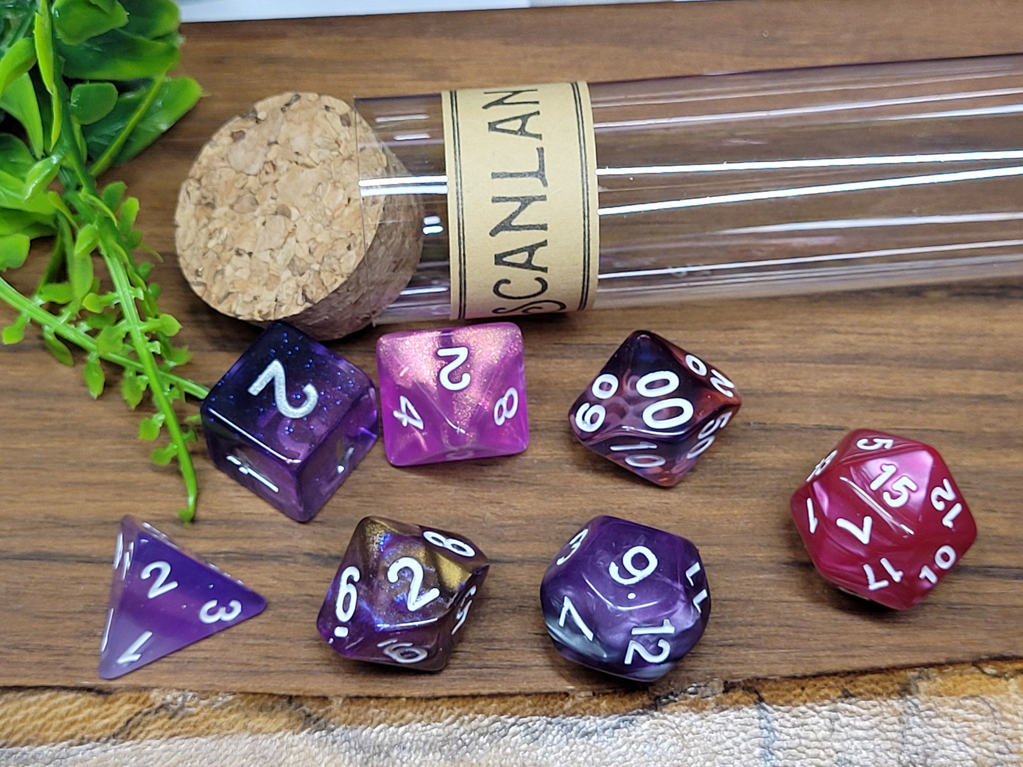 Nott the Brave dice set, dice for pen & paper role play