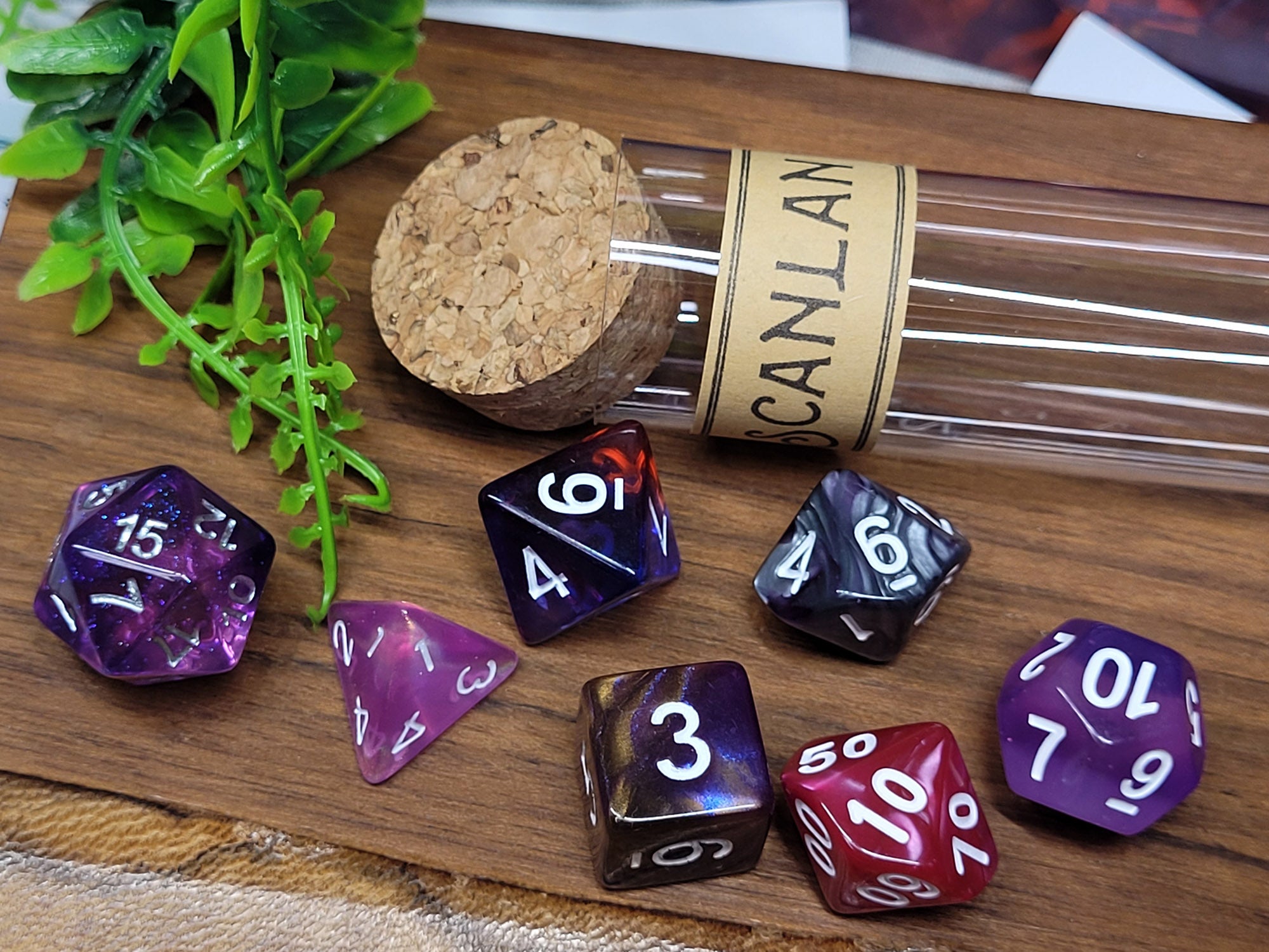 Nott the Brave dice set, dice for pen & paper role play