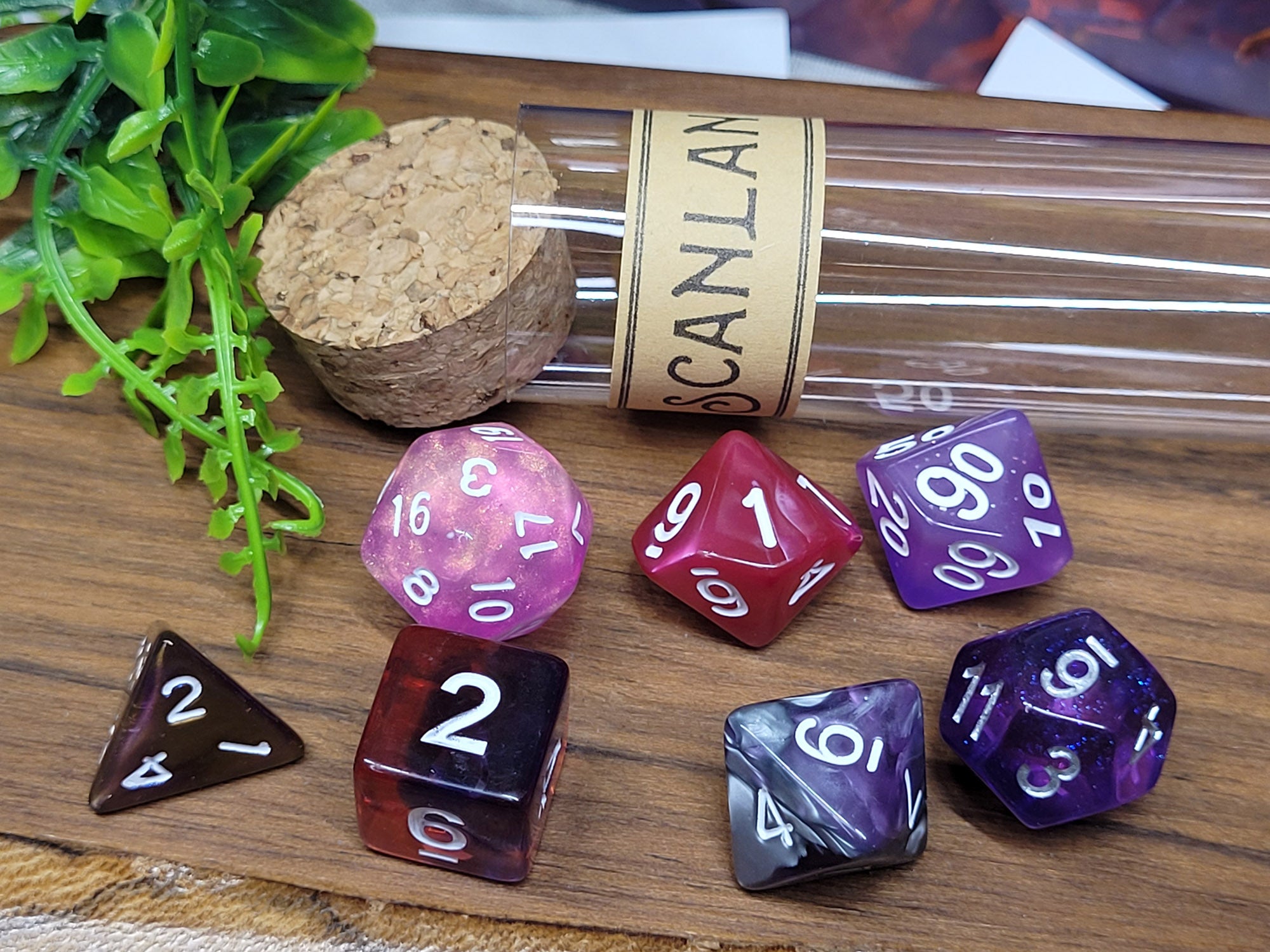 Nott the Brave dice set, dice for pen & paper role play