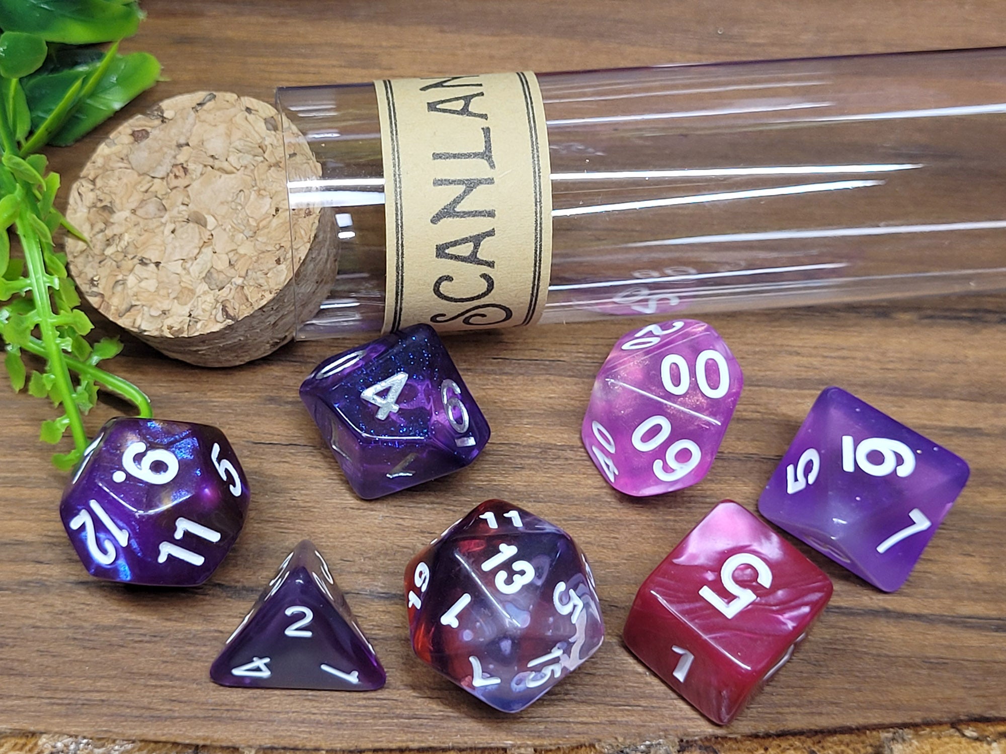 Nott the Brave dice set, dice for pen & paper role play