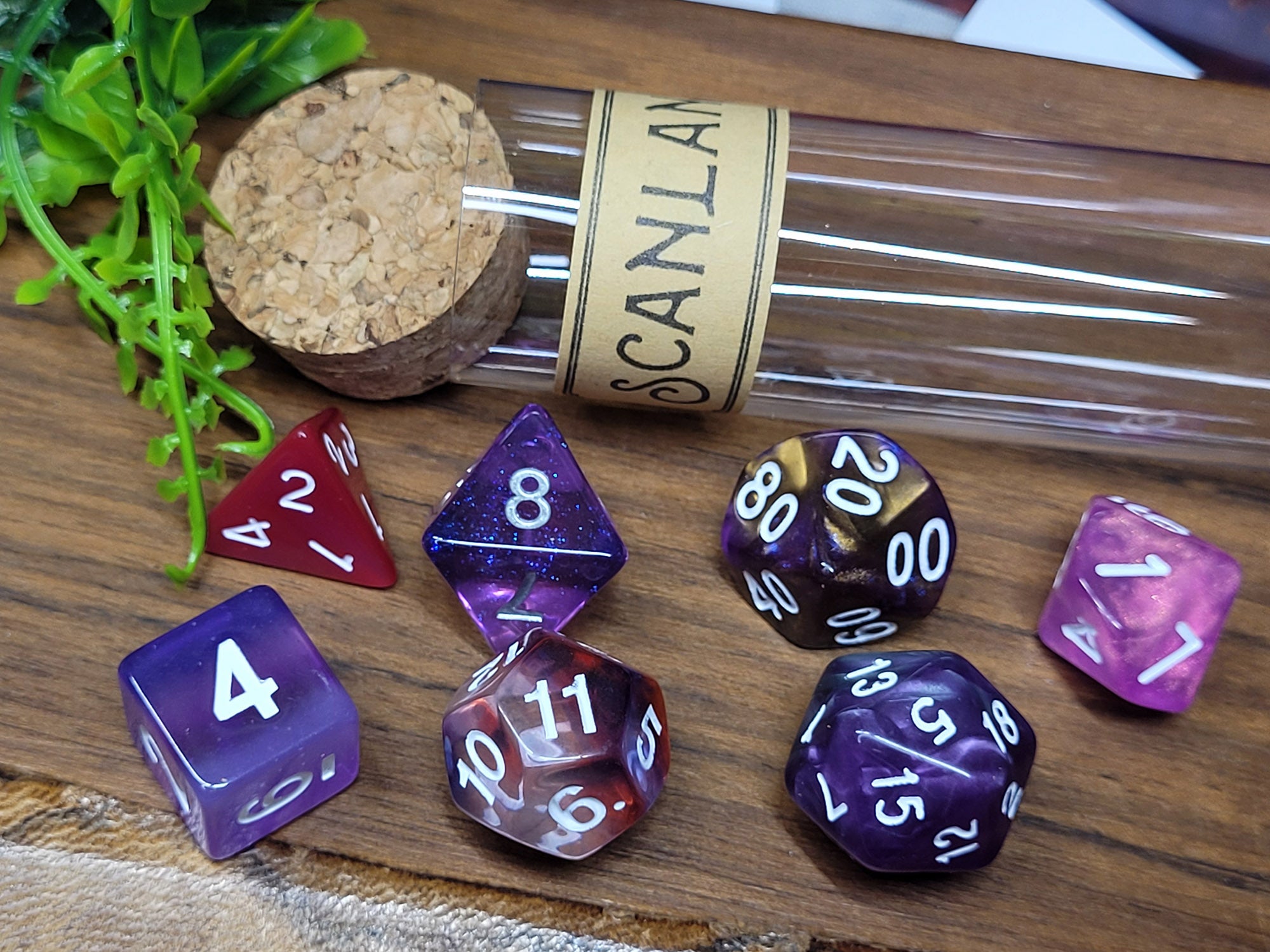 Nott the Brave dice set, dice for pen & paper role play
