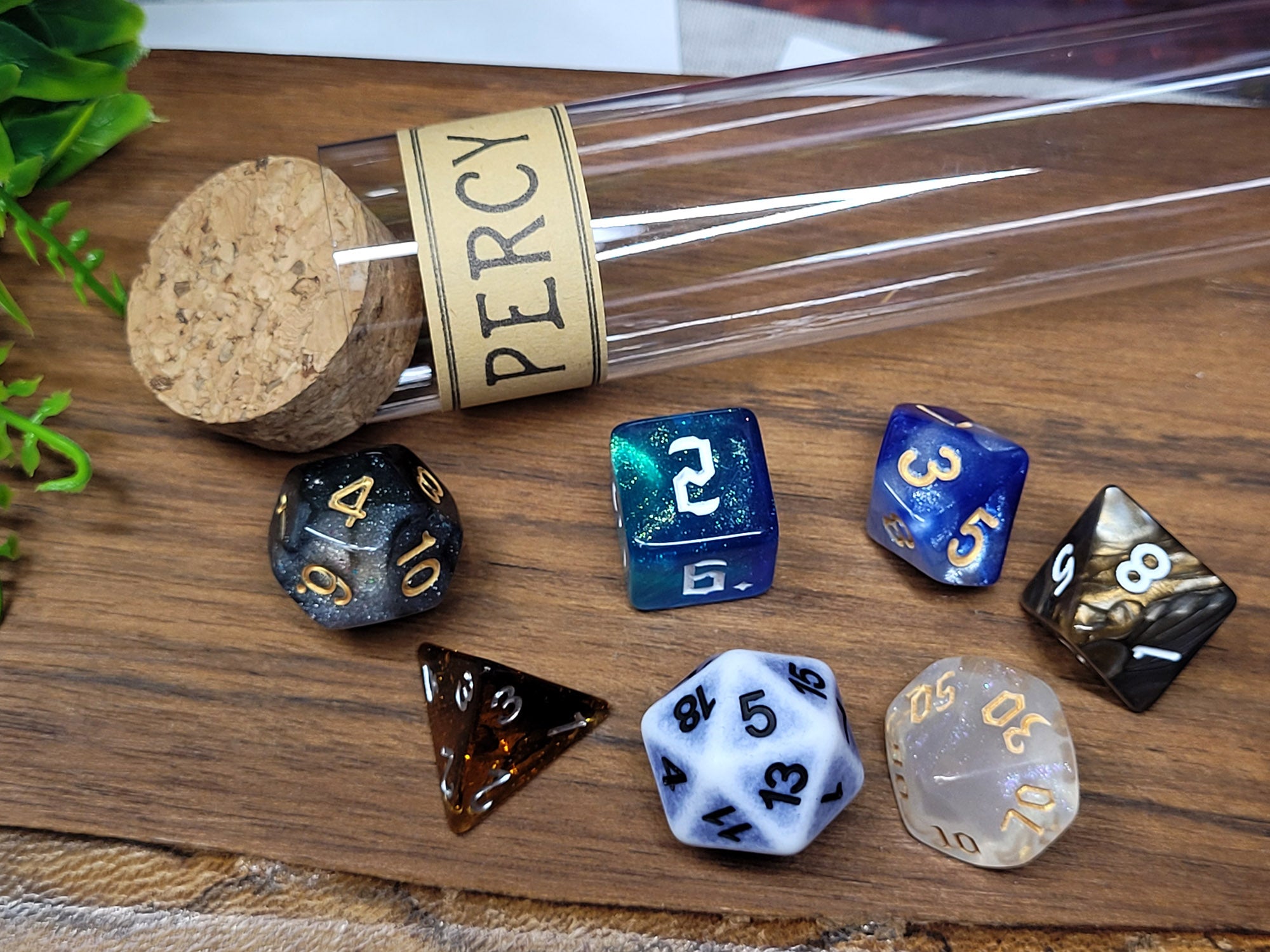 Nott the Brave dice set, dice for pen & paper role play