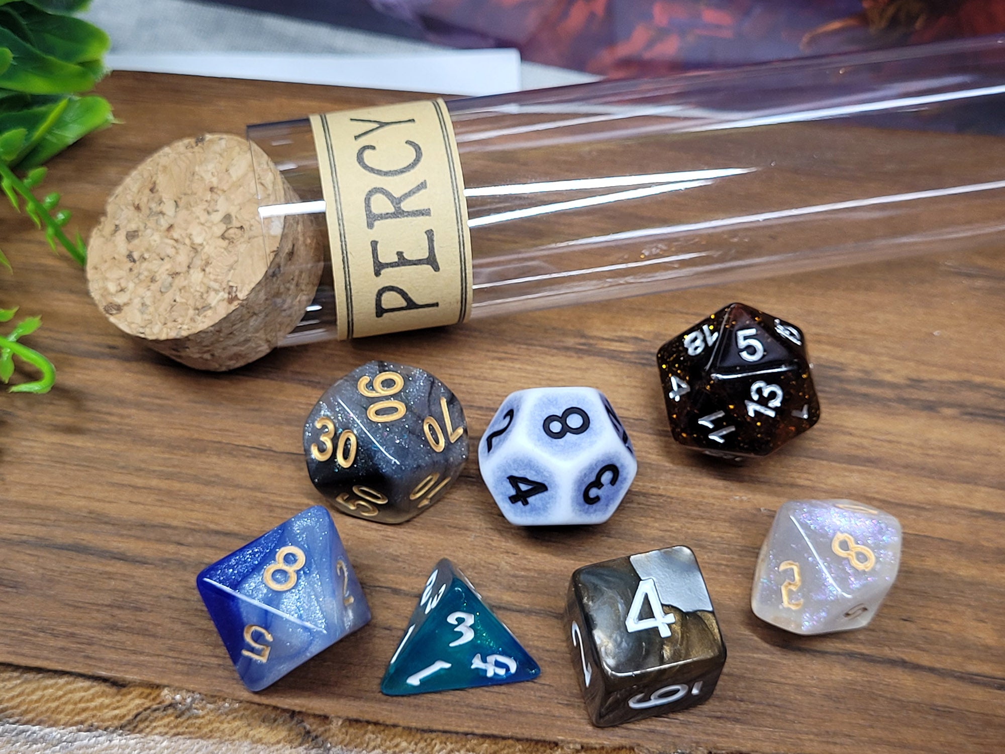 Nott the Brave dice set, dice for pen & paper role play