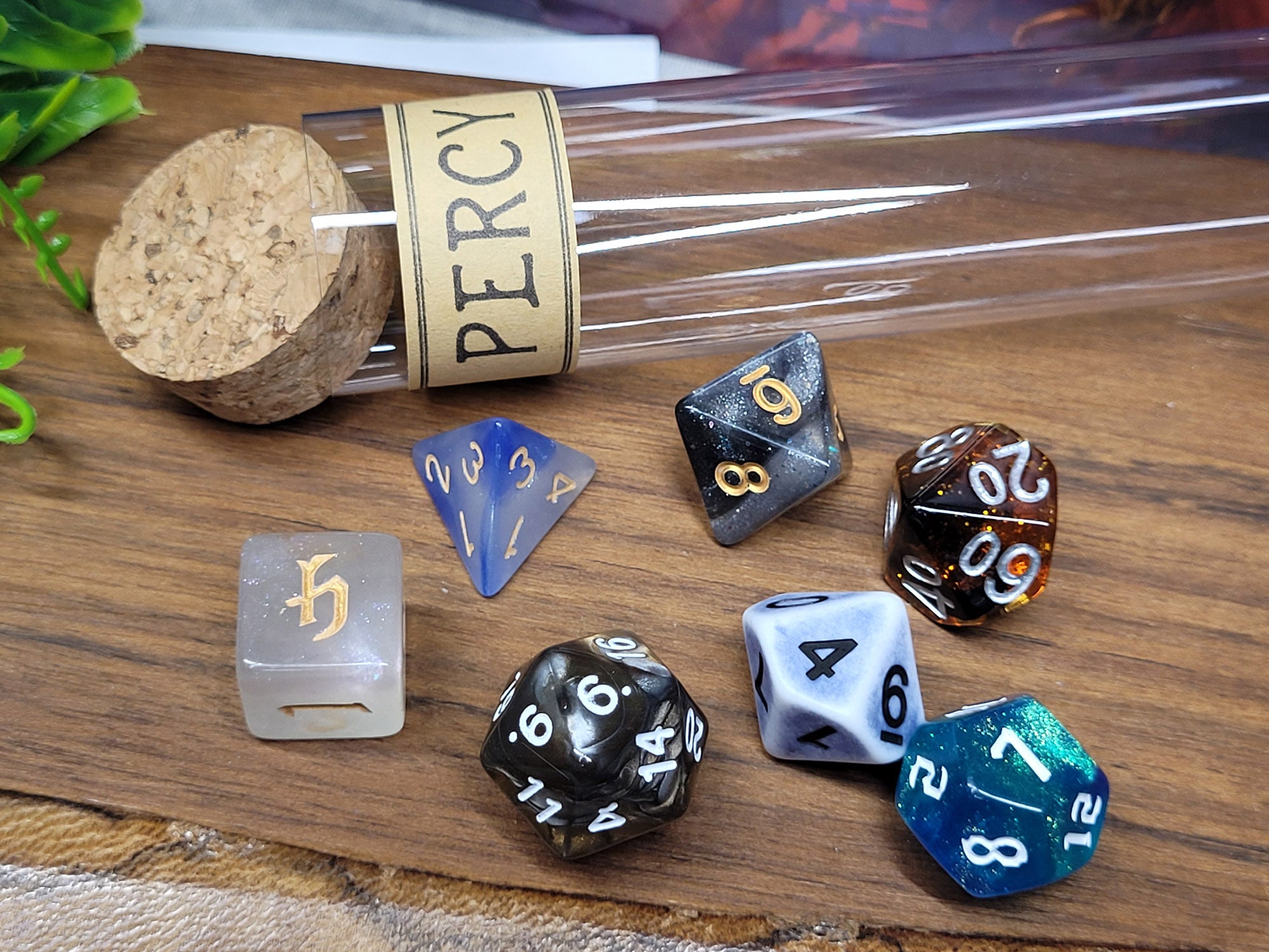 Nott the Brave dice set, dice for pen & paper role play