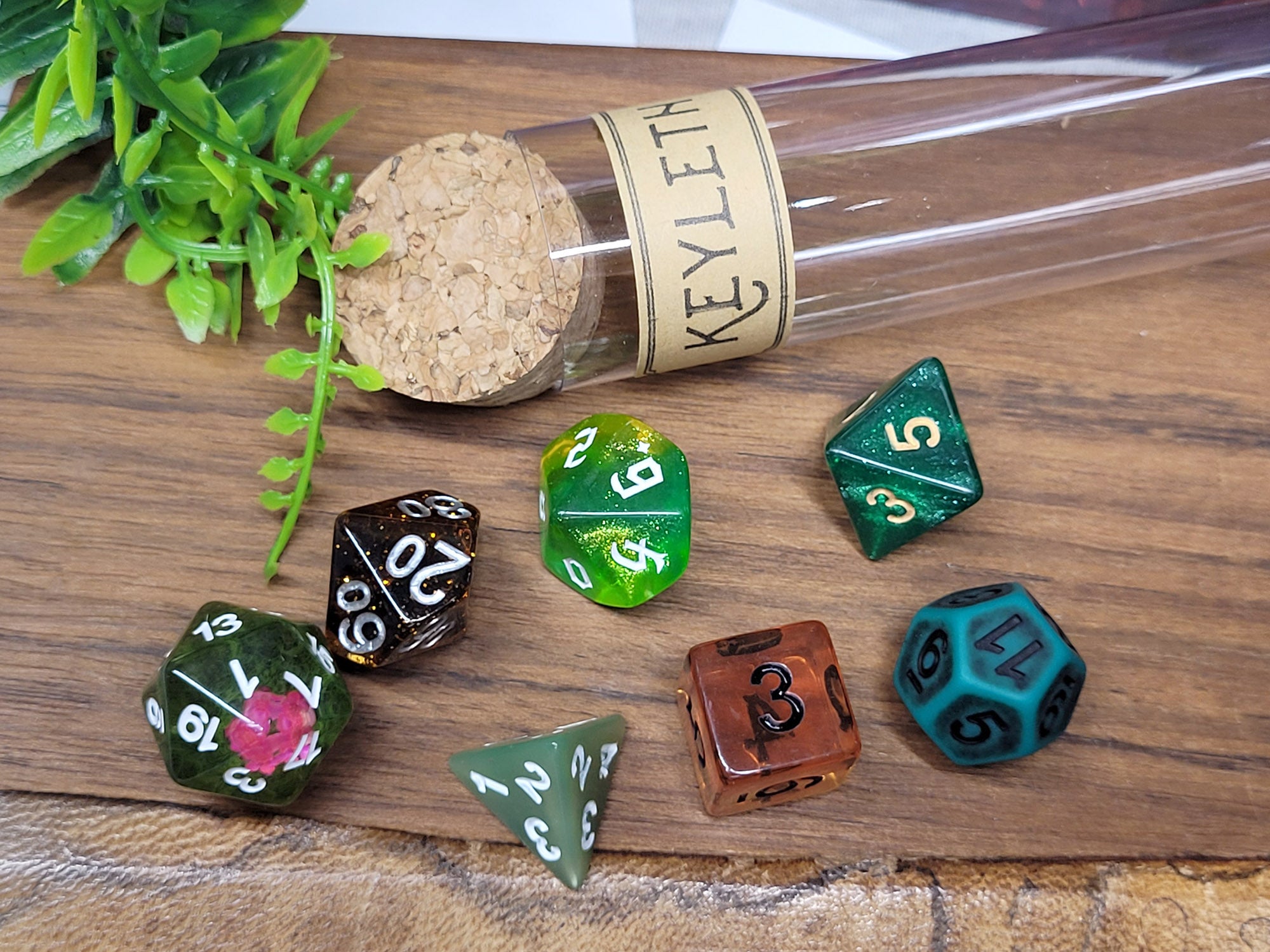 Nott the Brave dice set, dice for pen & paper role play