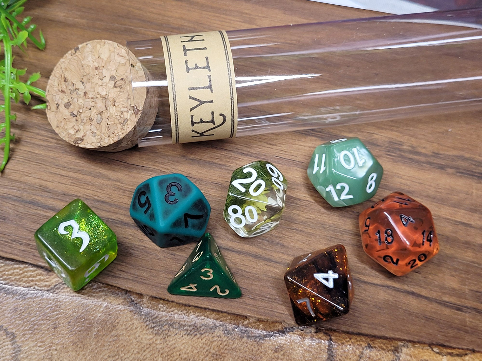 Nott the Brave dice set, dice for pen & paper role play