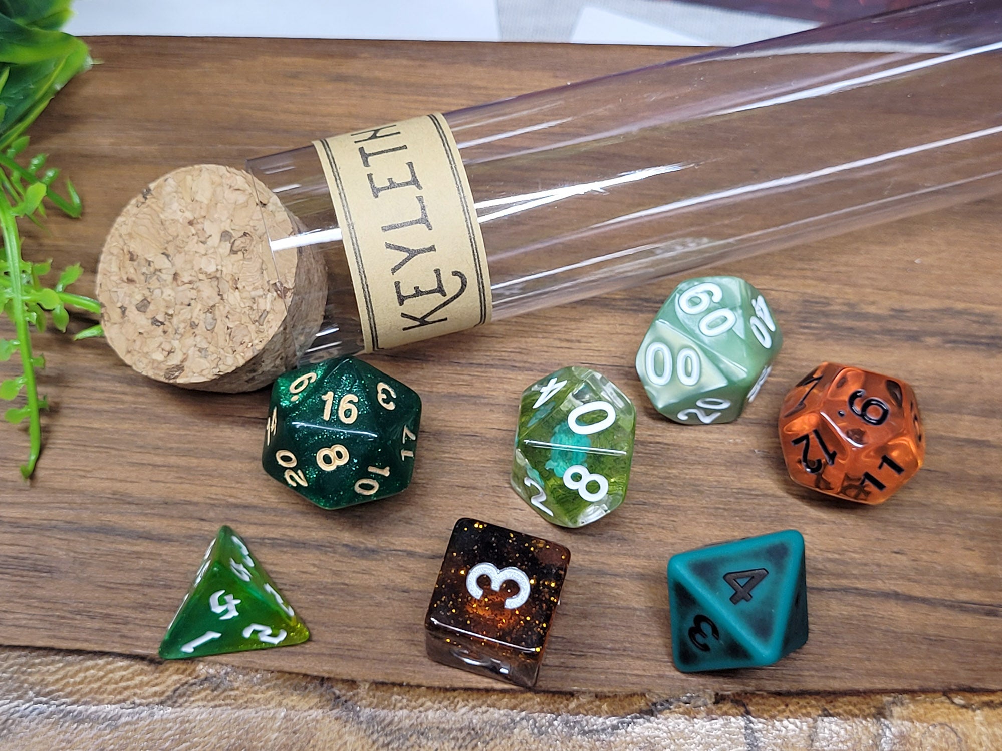 Nott the Brave dice set, dice for pen & paper role play