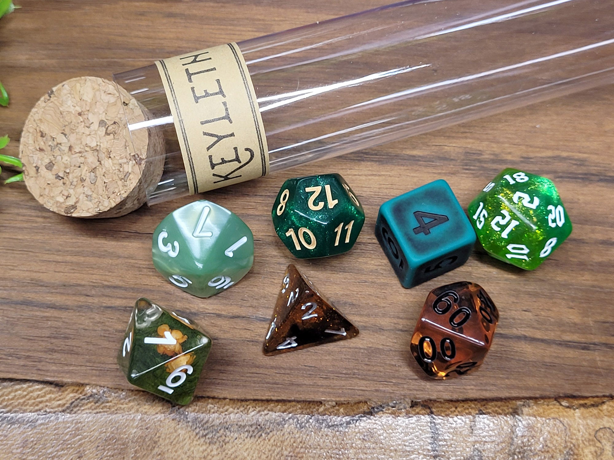 Nott the Brave dice set, dice for pen & paper role play