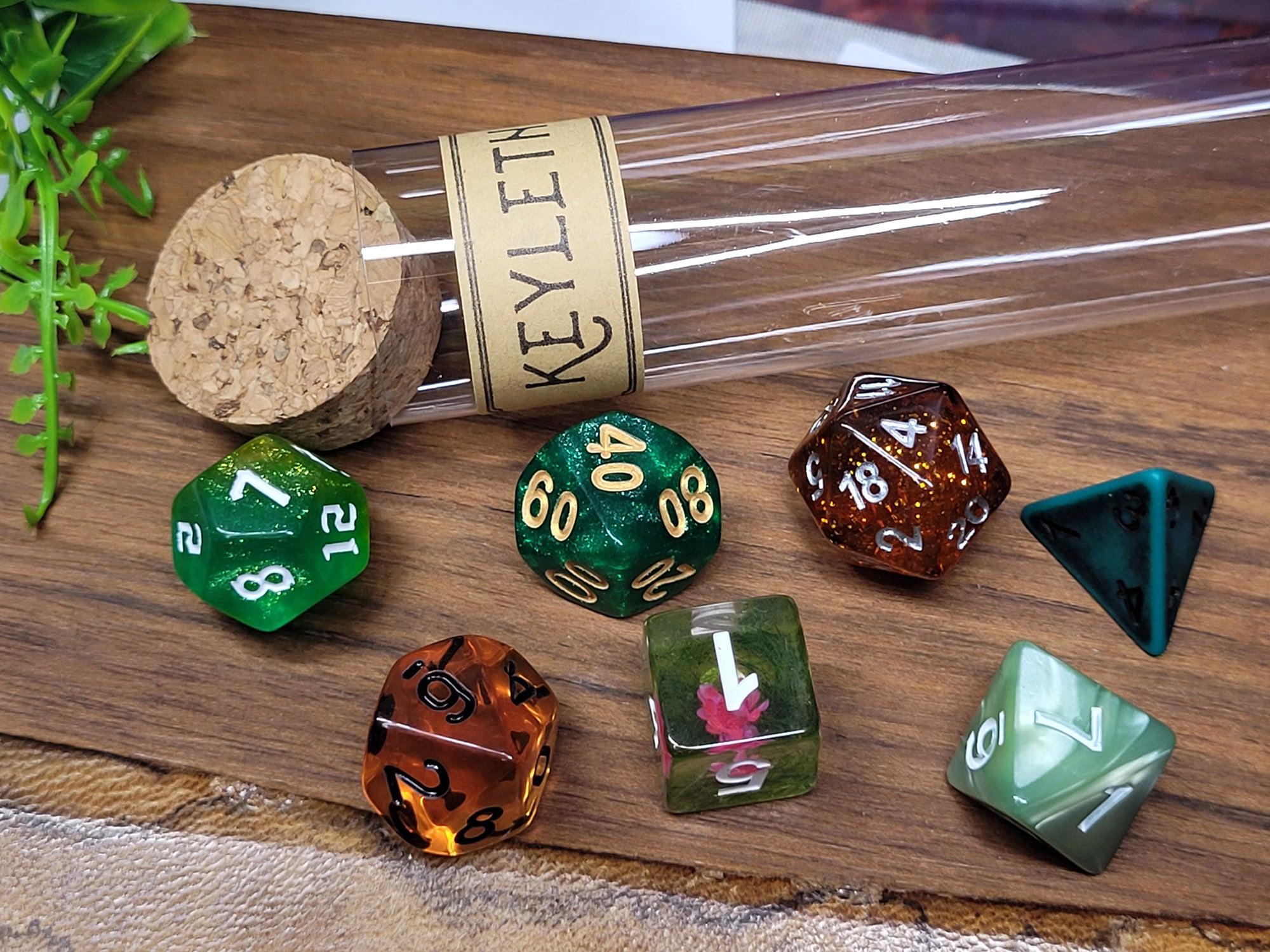 Nott the Brave dice set, dice for pen & paper role play
