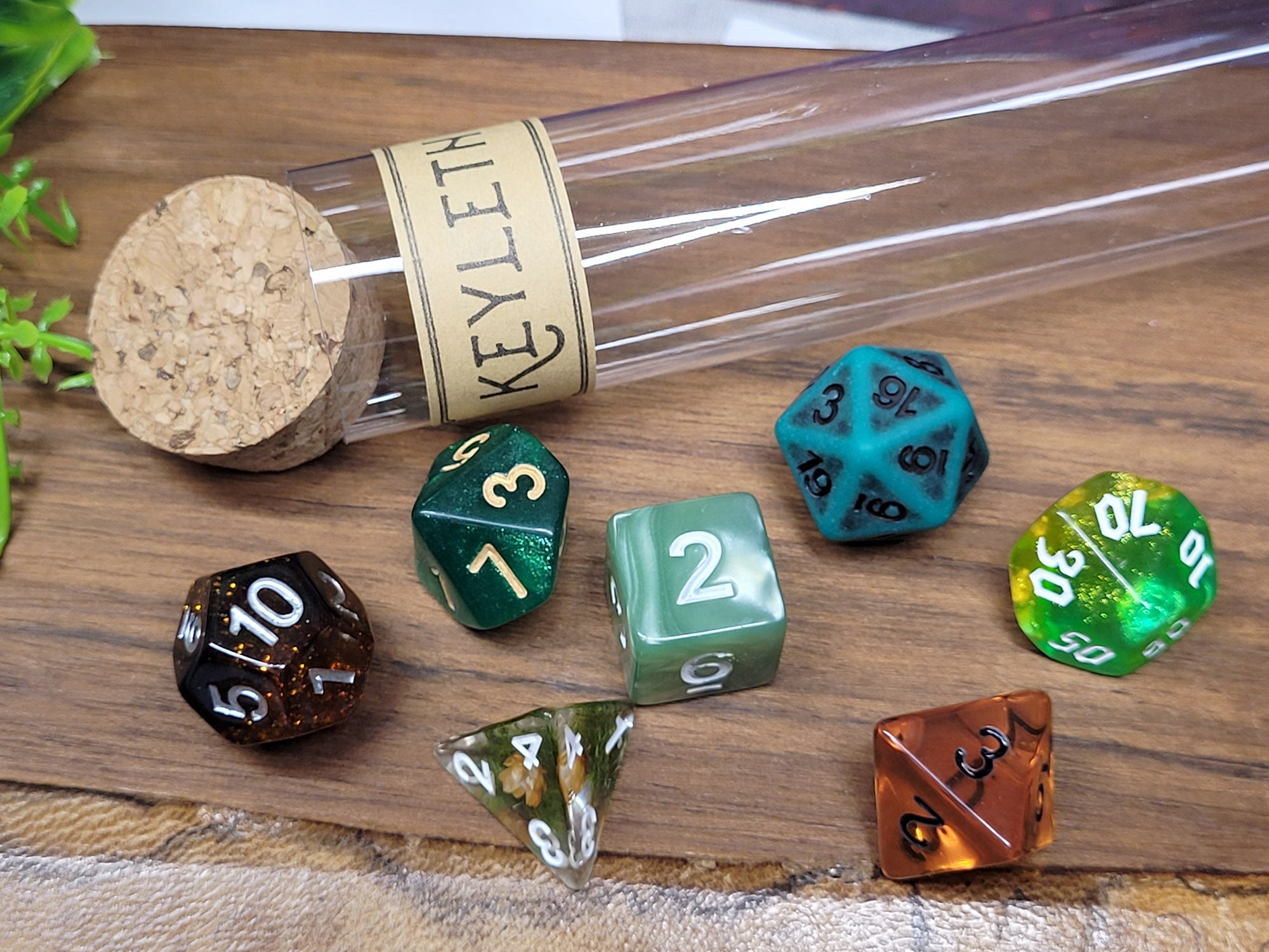 Nott the Brave dice set, dice for pen & paper role play
