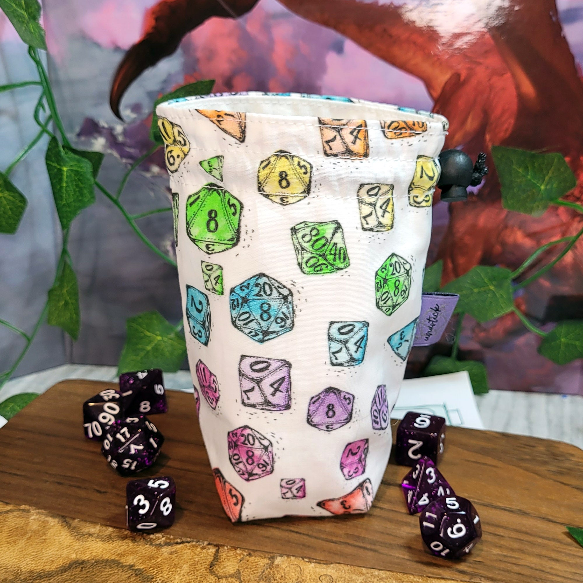 Rainbow Dice Dice Bag S