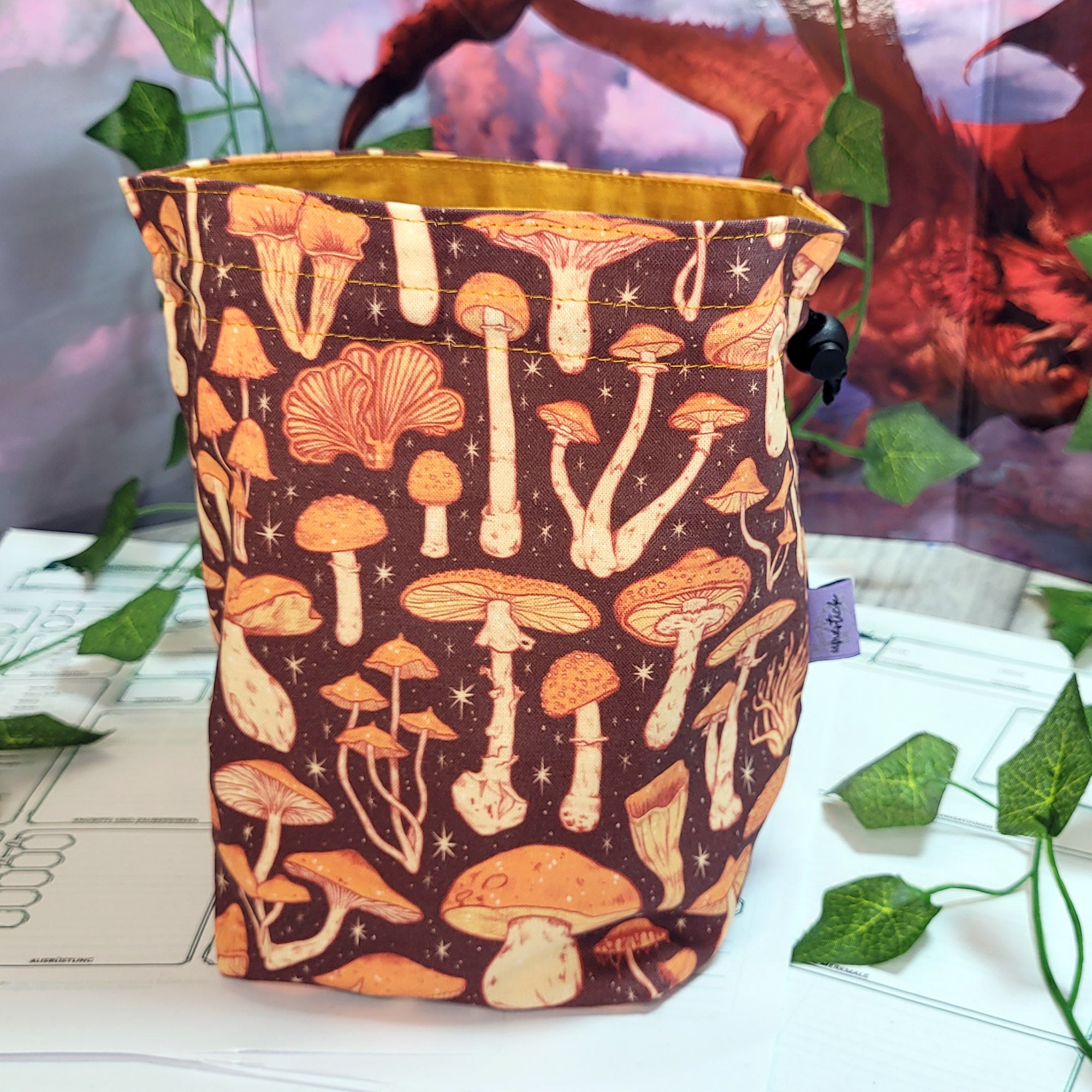 Mushrooms dice bag XXL with compartments