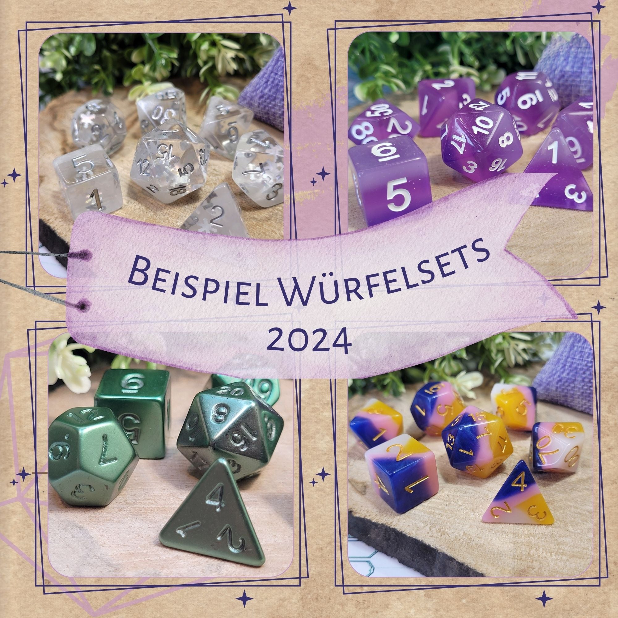 Würfel Adventskalender "Dice Hoard", 24 Sets