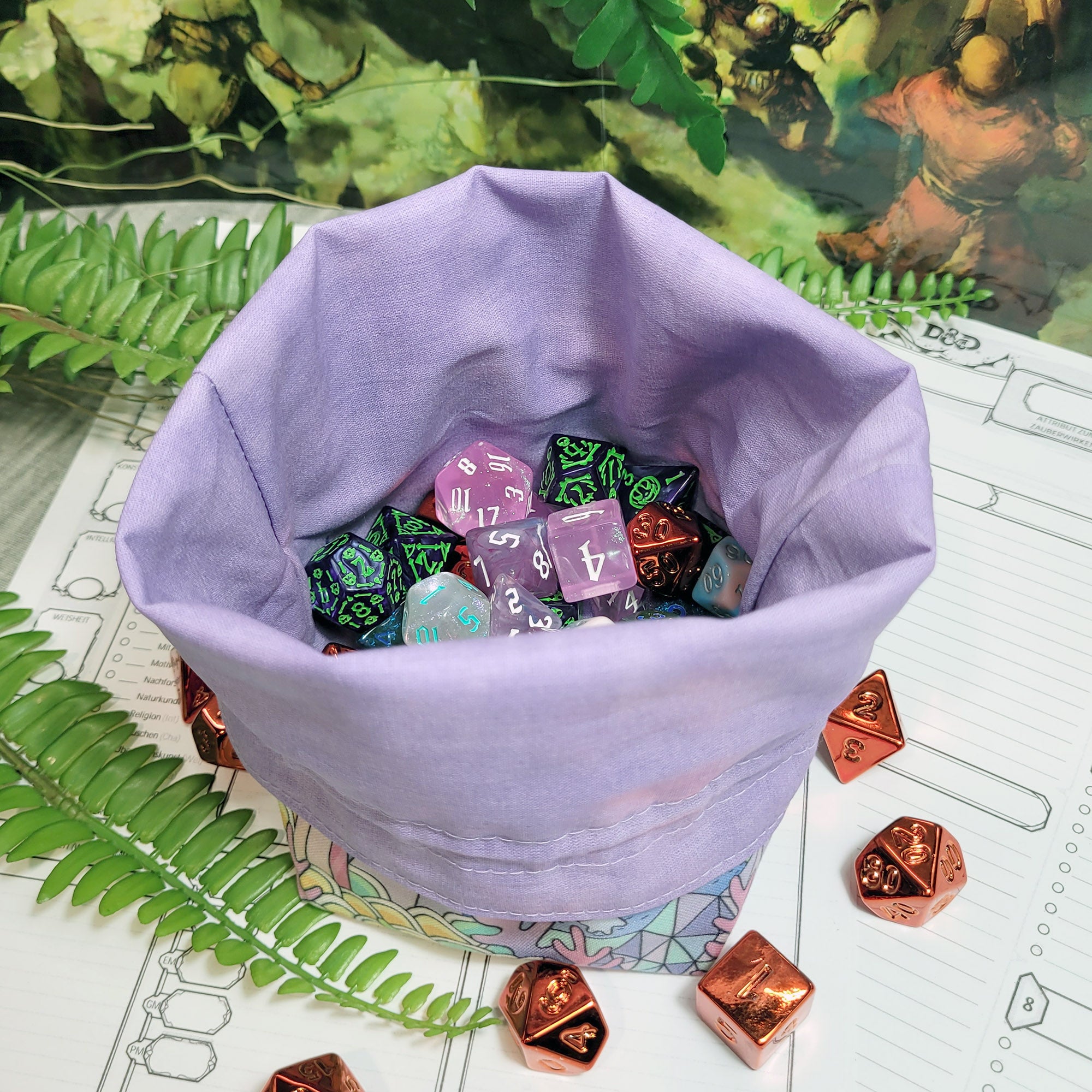 Axolotls Würfelbeutel L