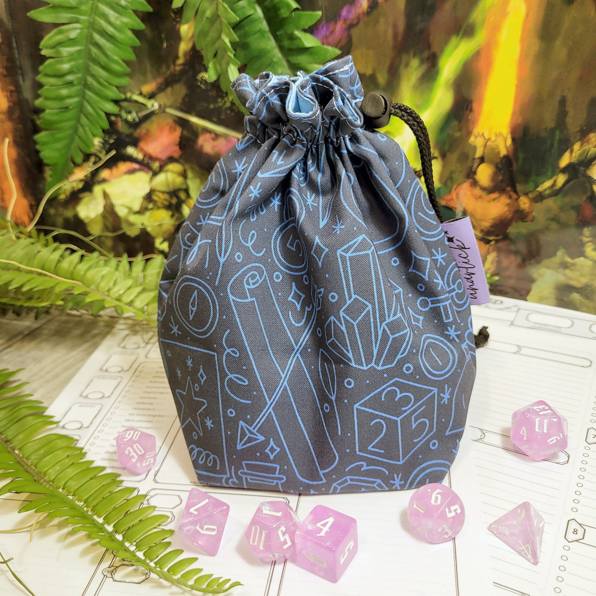 Dungeons and Dice Würfelbeutel XXL mit Unterteilungen