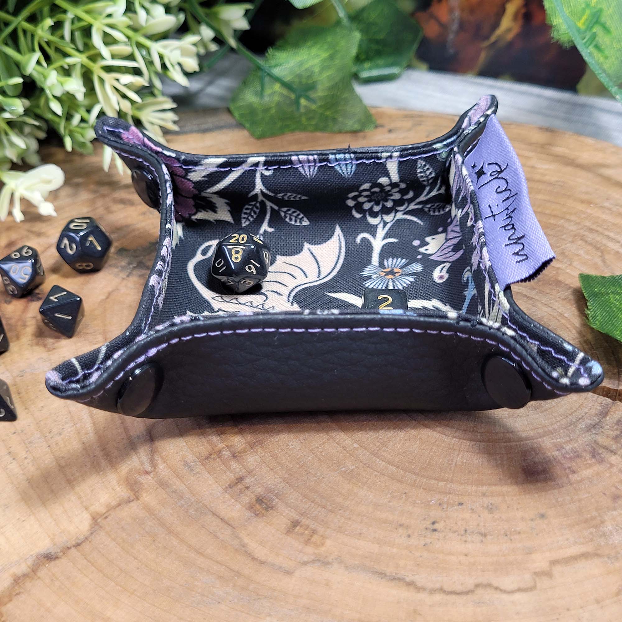 Flower Dragons faltbare Würfelunterlage XXS in Pixiegröße