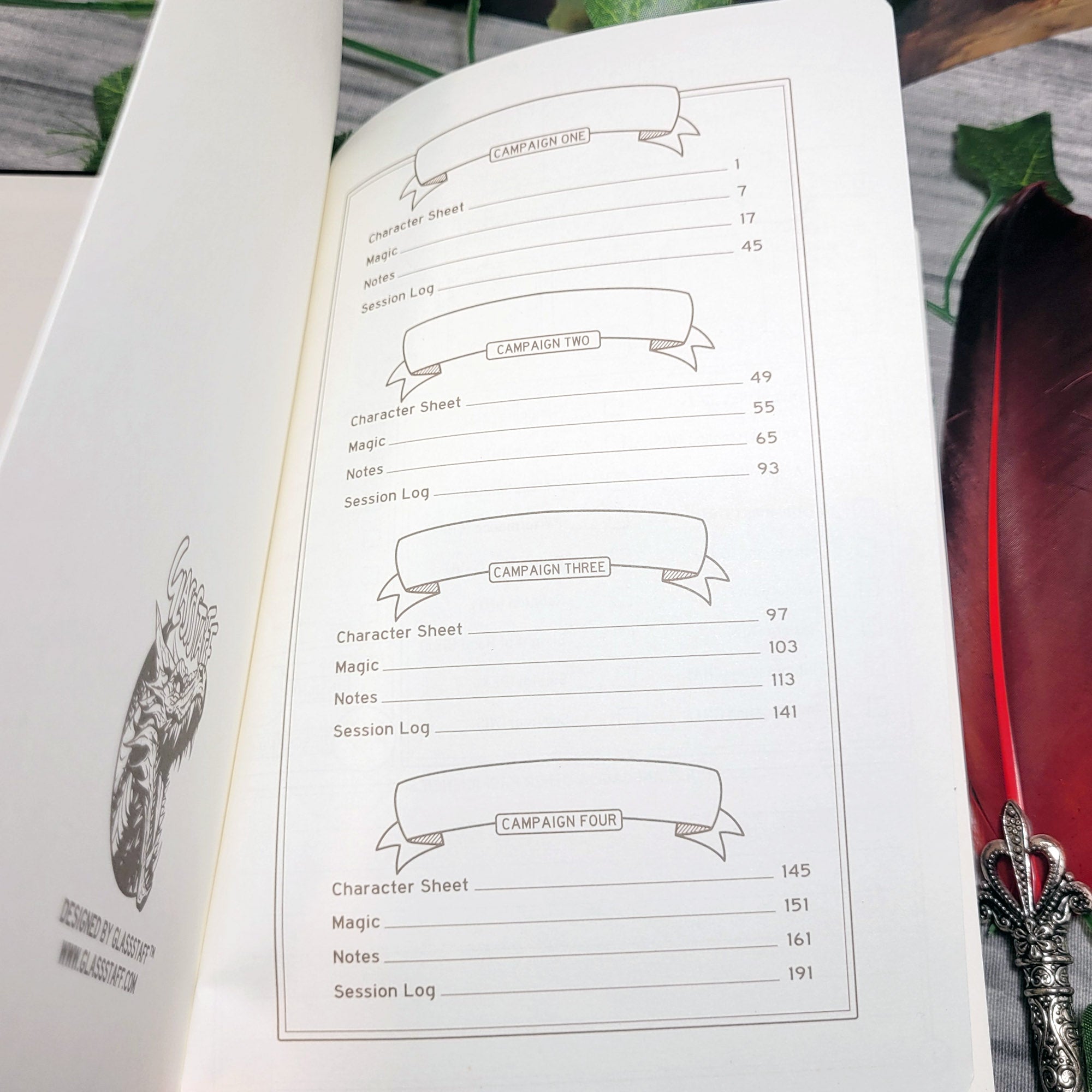 DnD 5e Player Journal lila - 2024 Edition