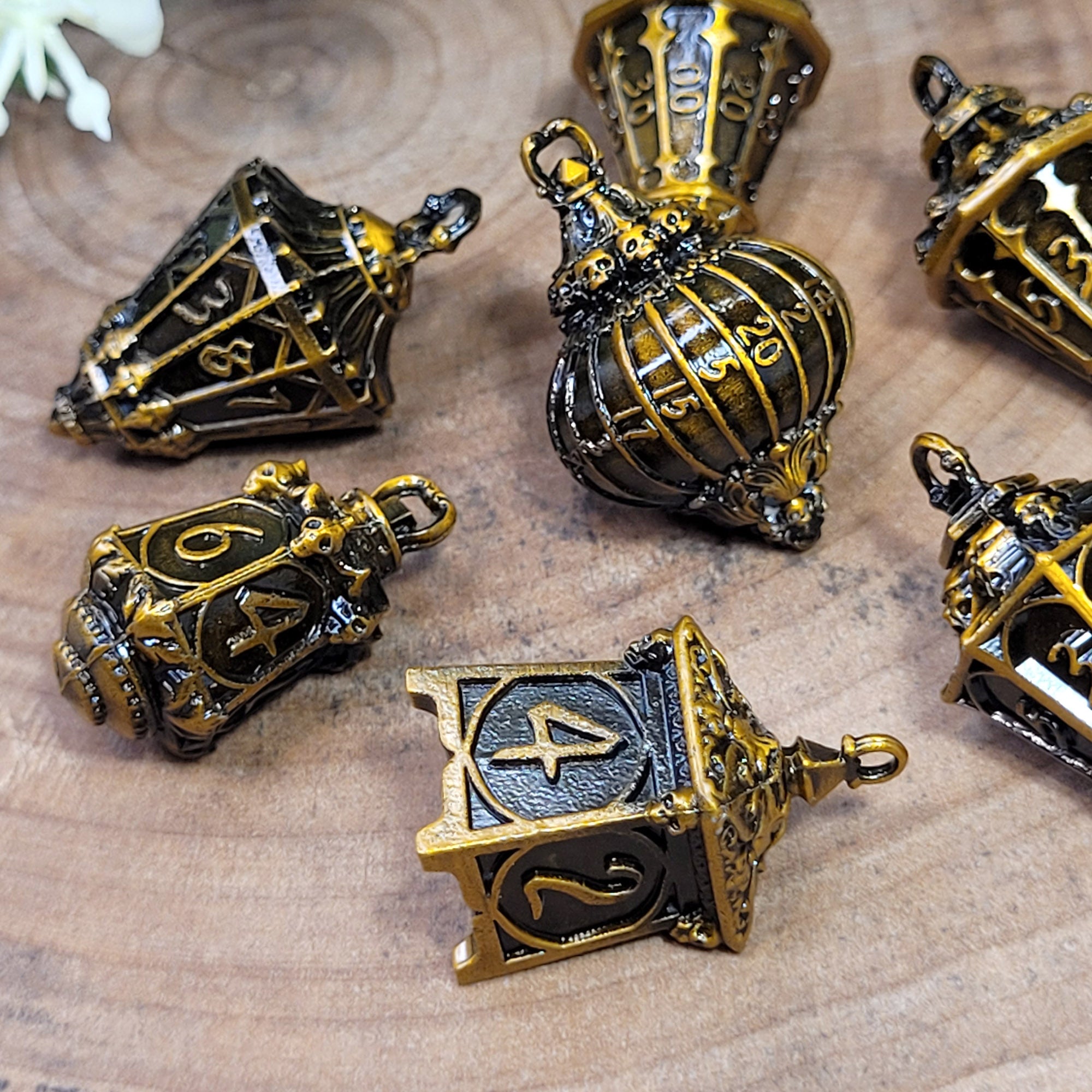 Golden Skull Lantern