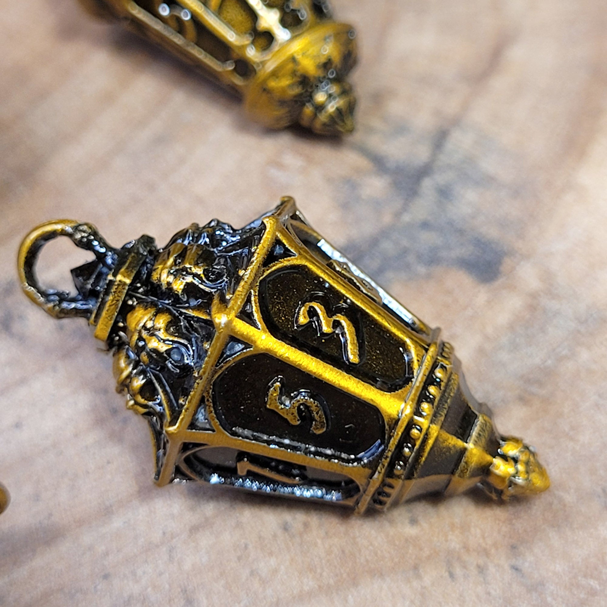 Golden Skull Lantern