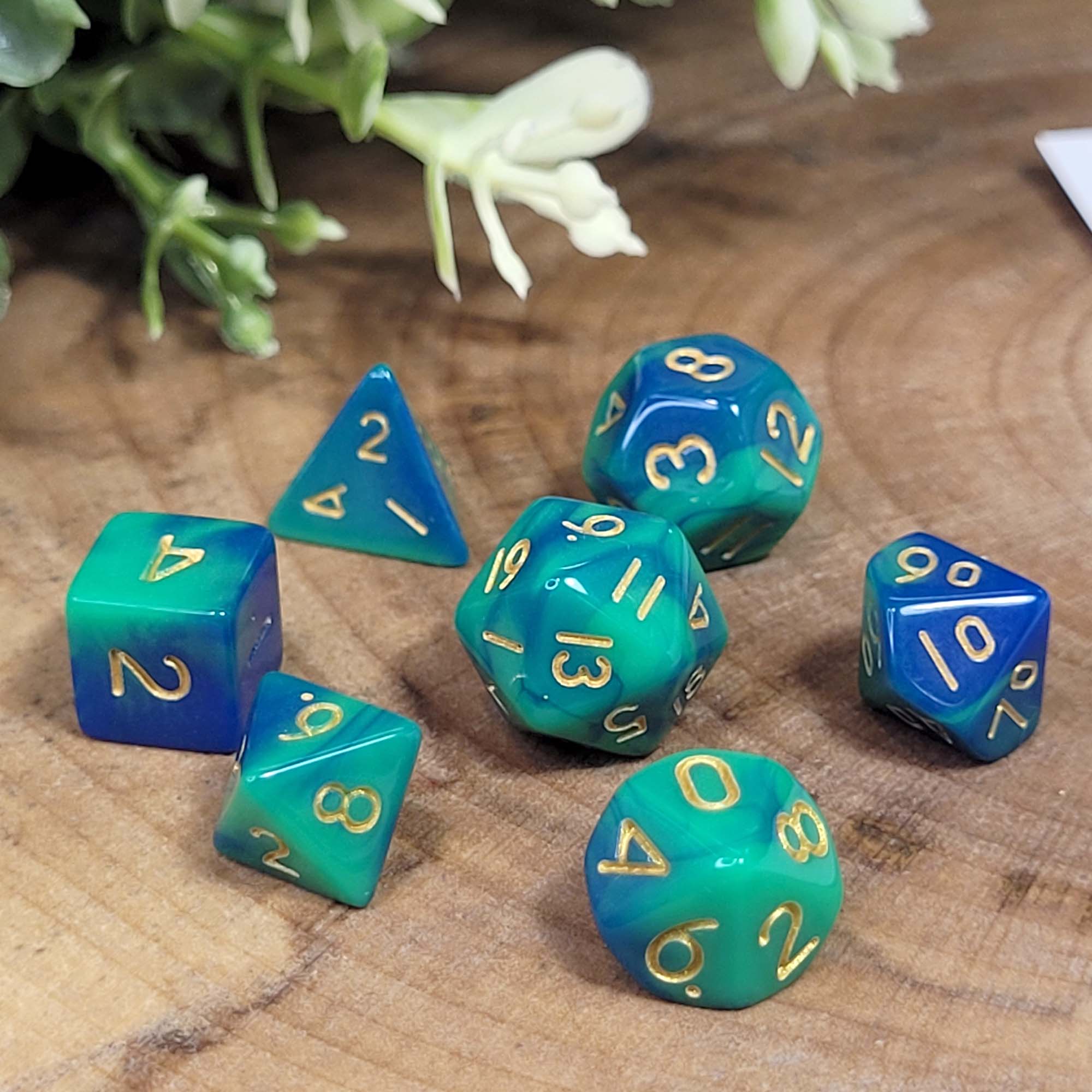 Sea Water (Mini-Würfelset in Pixiegröße)