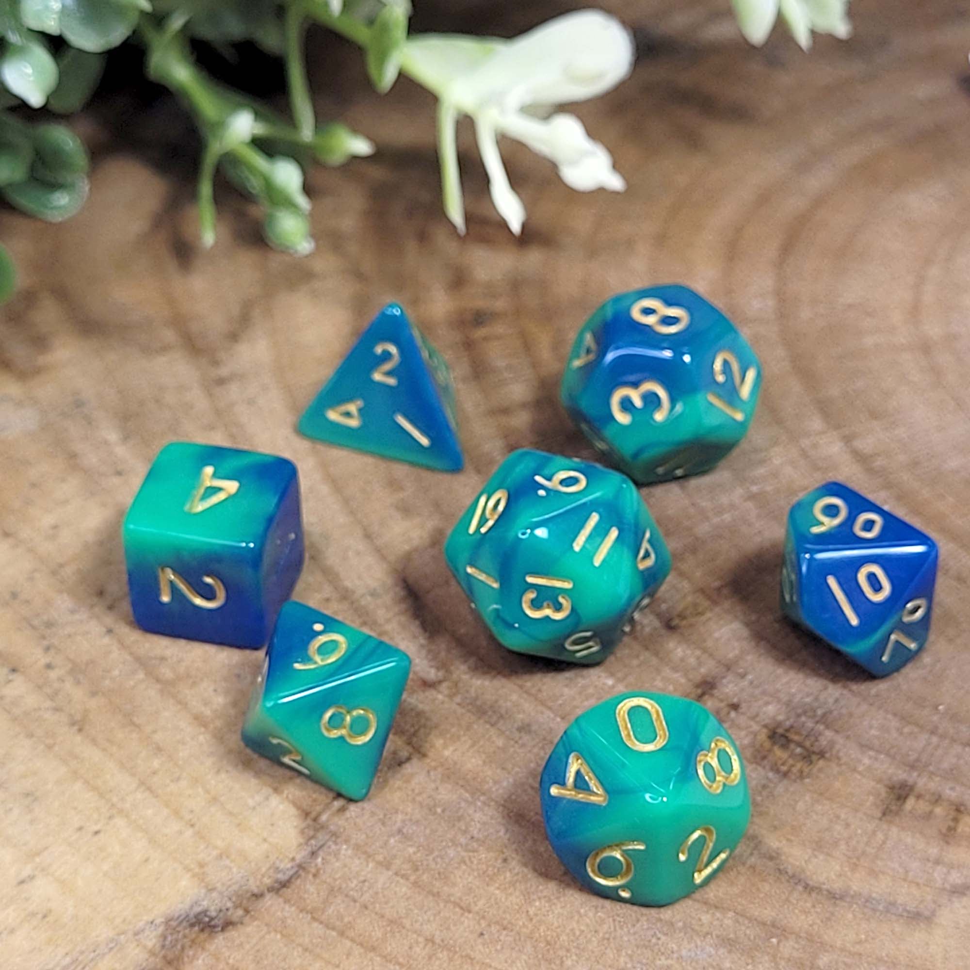 Sea Water (Mini-Würfelset in Pixiegröße)