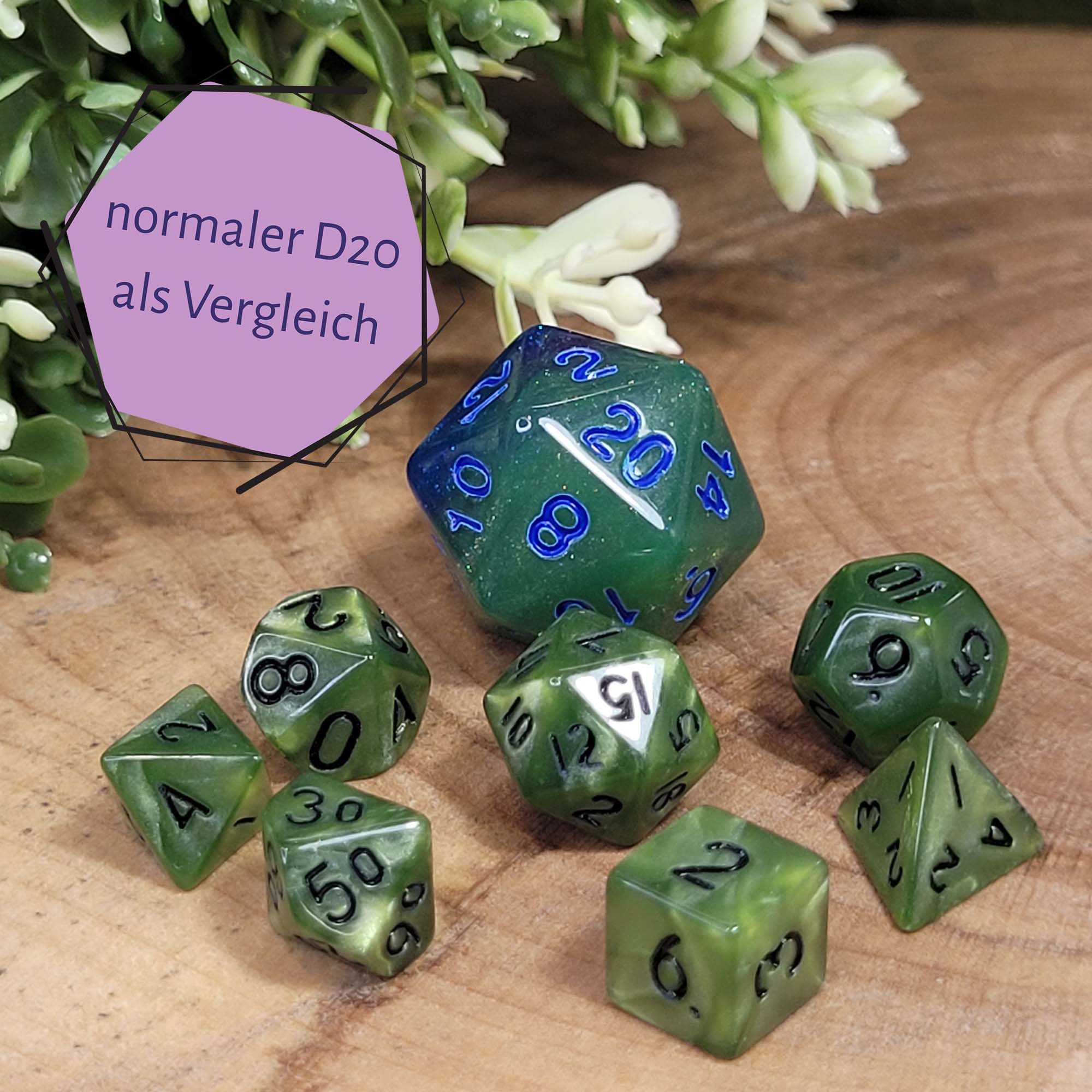 Mossy (Mini-Würfelset in Pixiegröße)