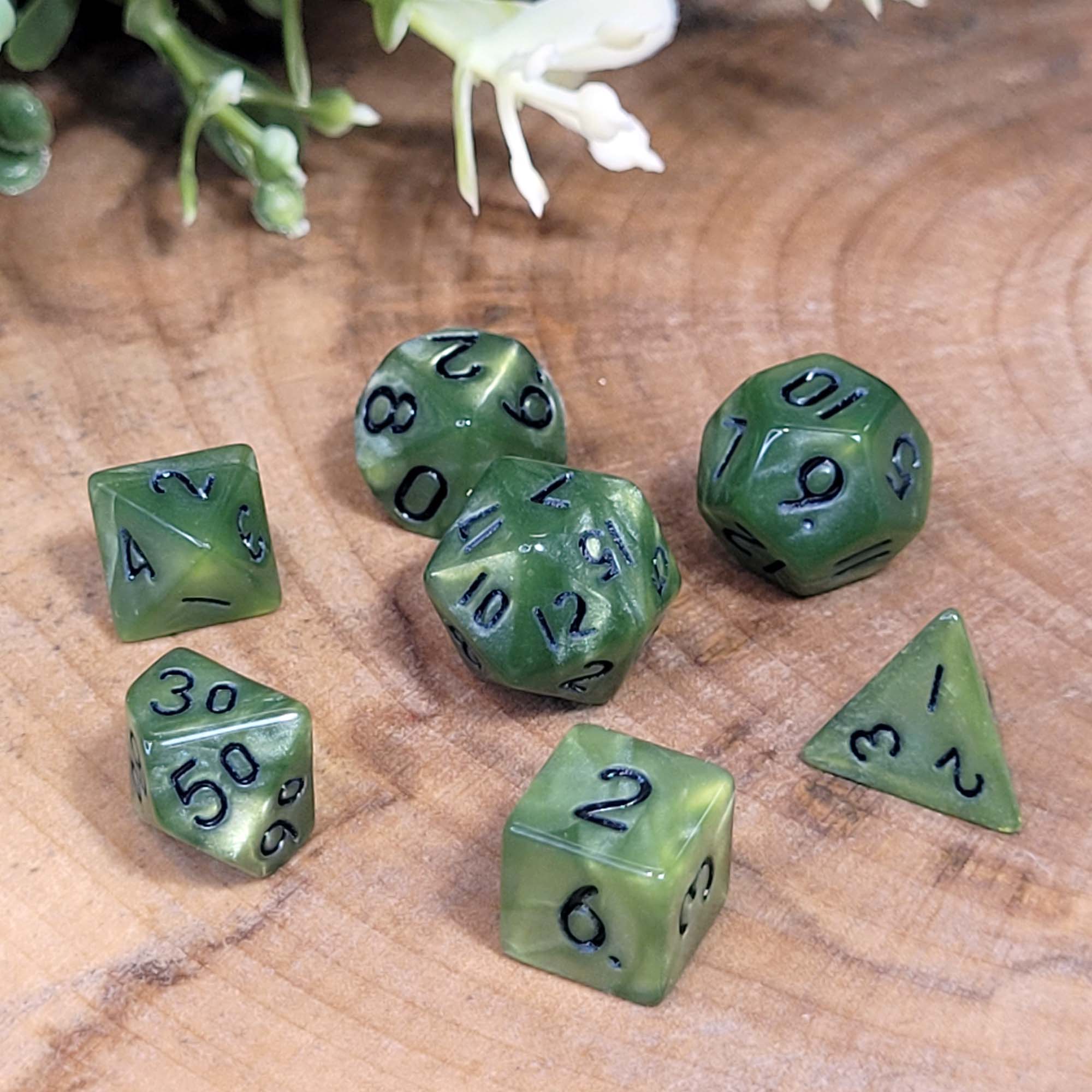 Mossy (Mini-Würfelset in Pixiegröße)
