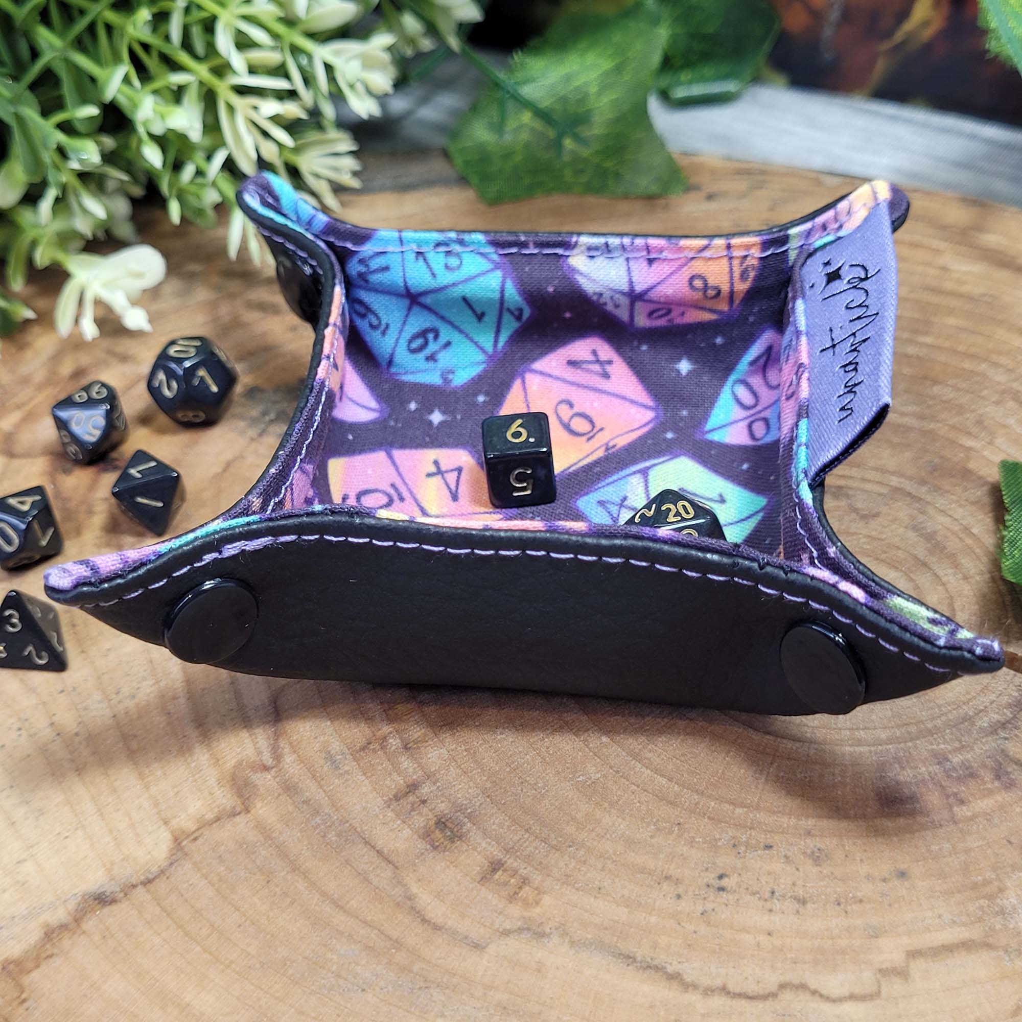 Multicolor Dice faltbare Würfelunterlage XXS in Pixiegröße