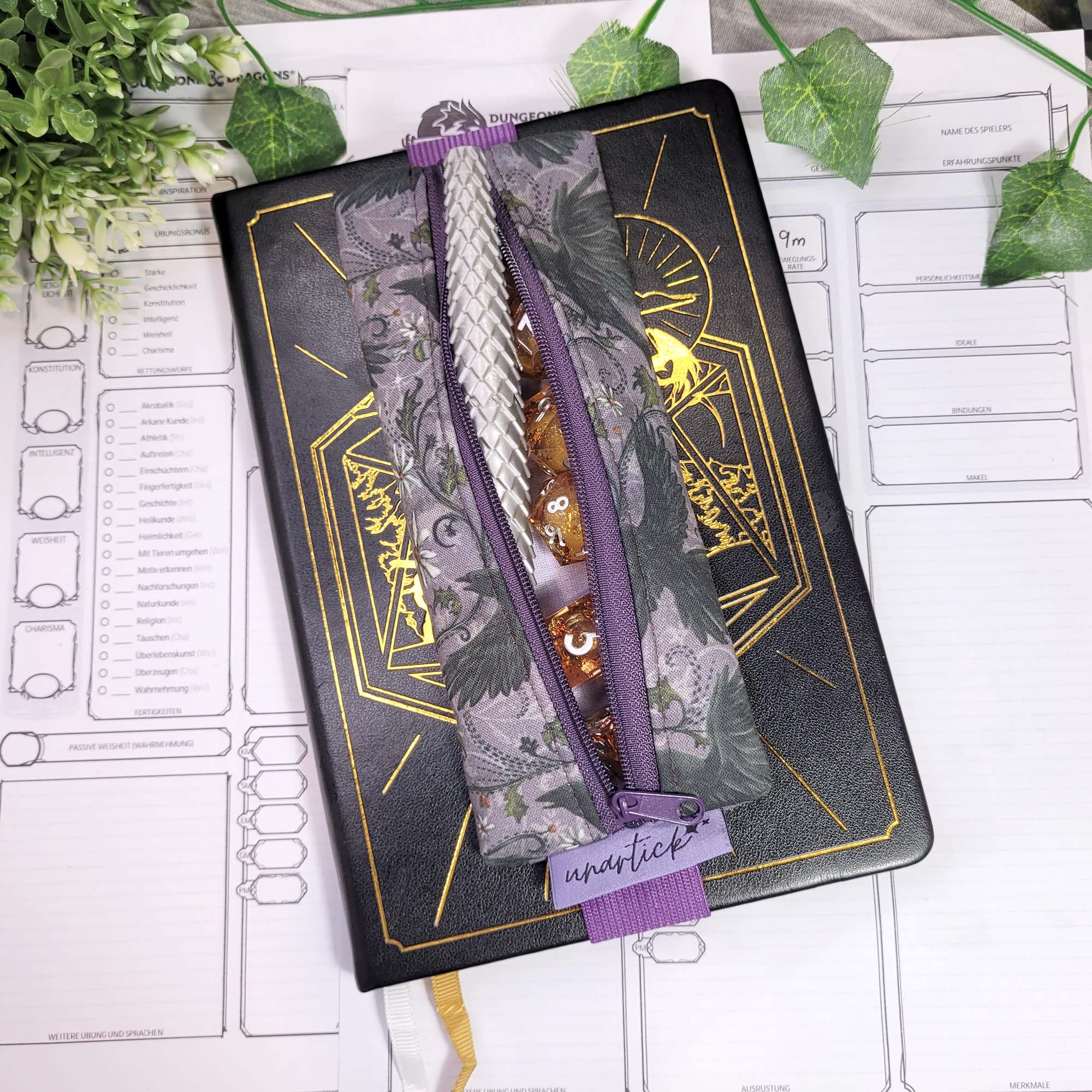 Mäppchen "Murder of Crows" mit Gummiband