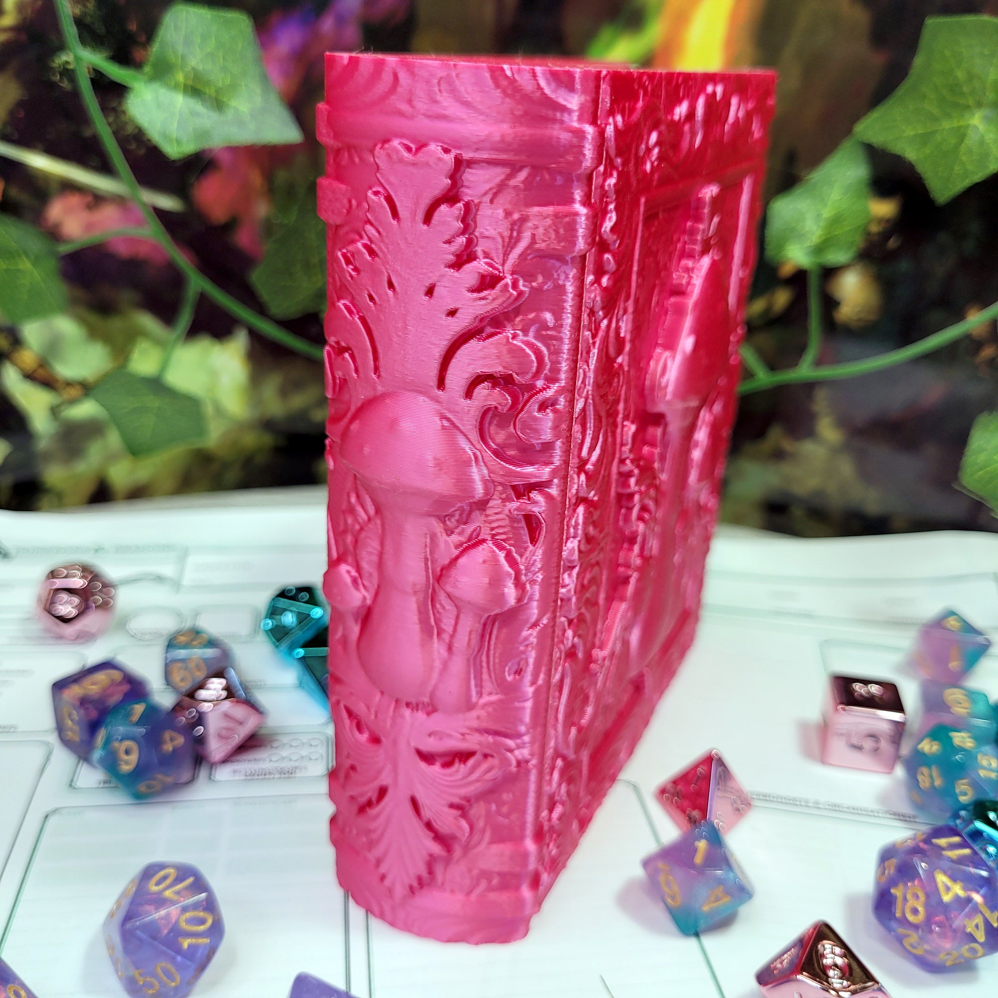 Dice Tome: Pink Mushroom