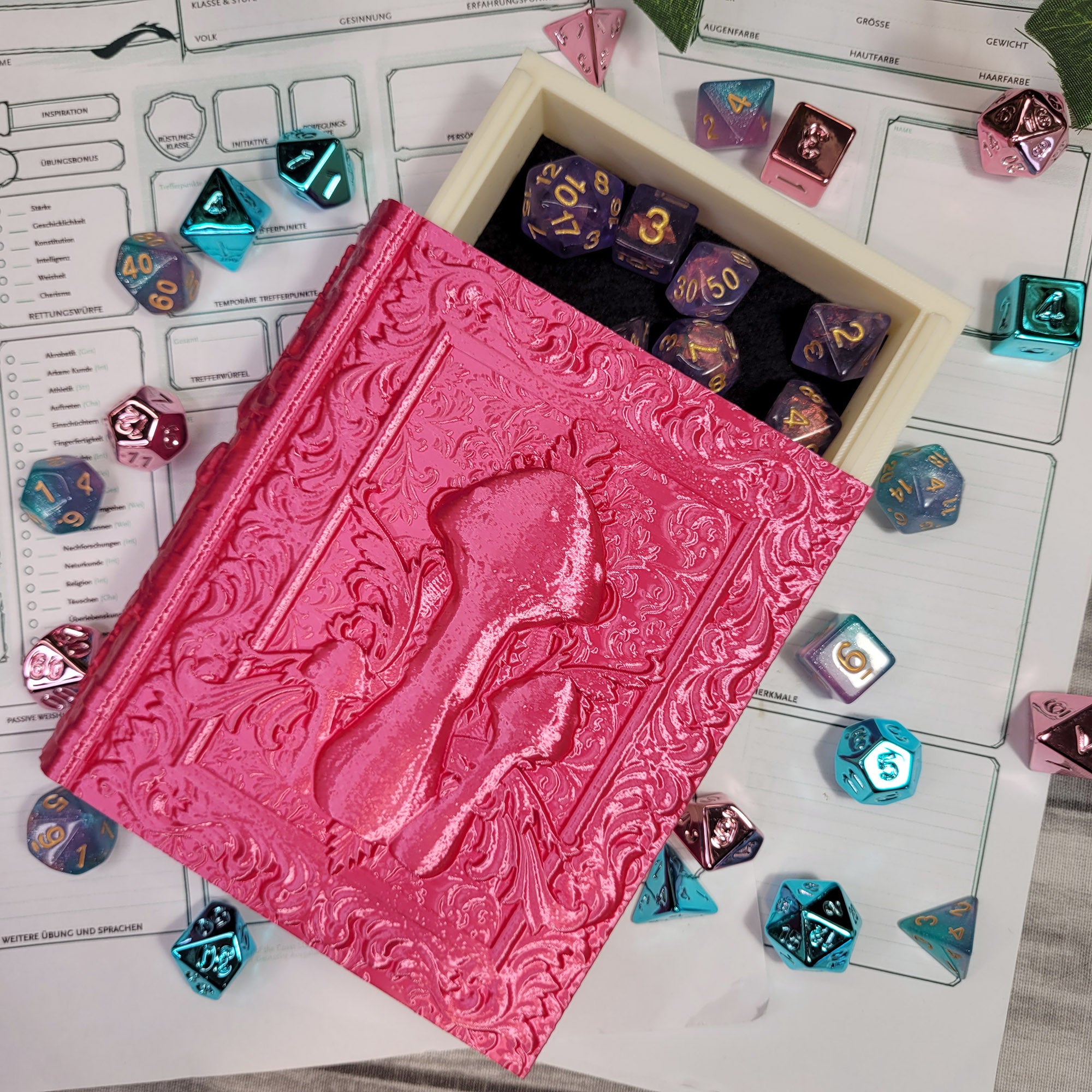 Dice Tome: Pink Mushroom