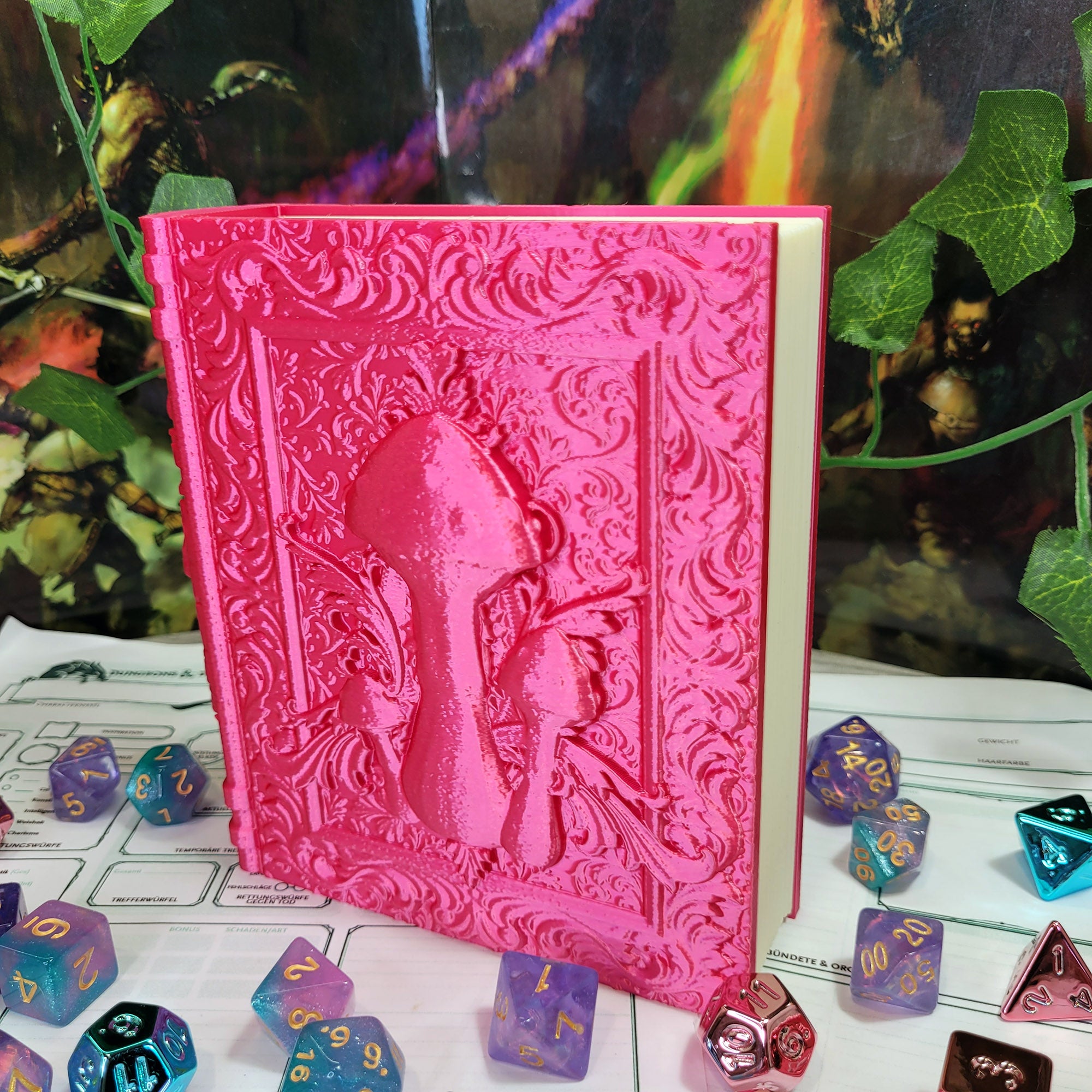 Dice Tome: Pink Mushroom