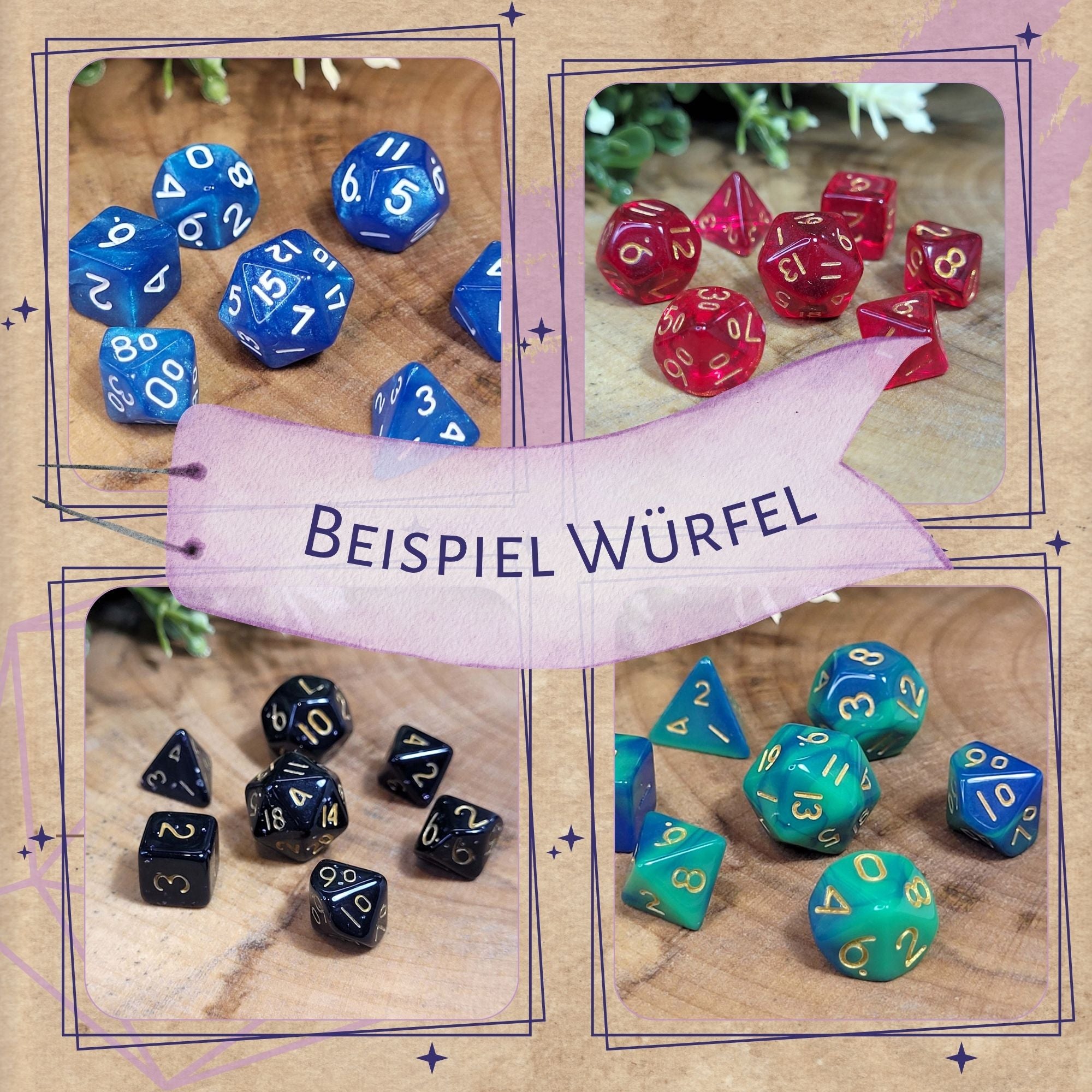 VORBESTELLUNG! Würfel Adventskalender "Pixie Würfel" mit 24 Mini Würfelsets