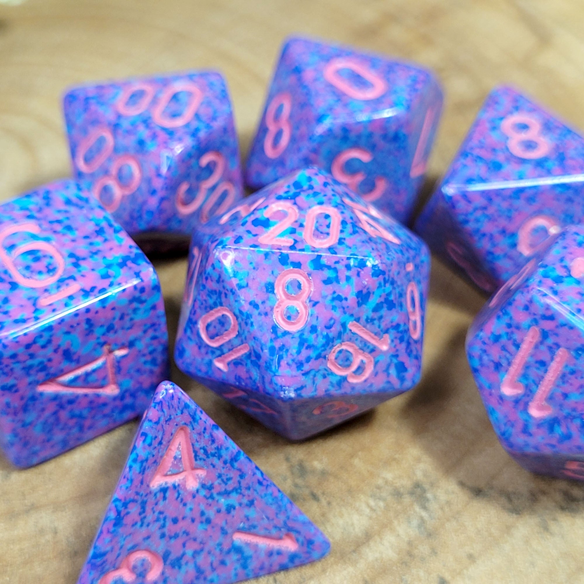Speckled® Polyhedral Purple Passion 7-Die Set