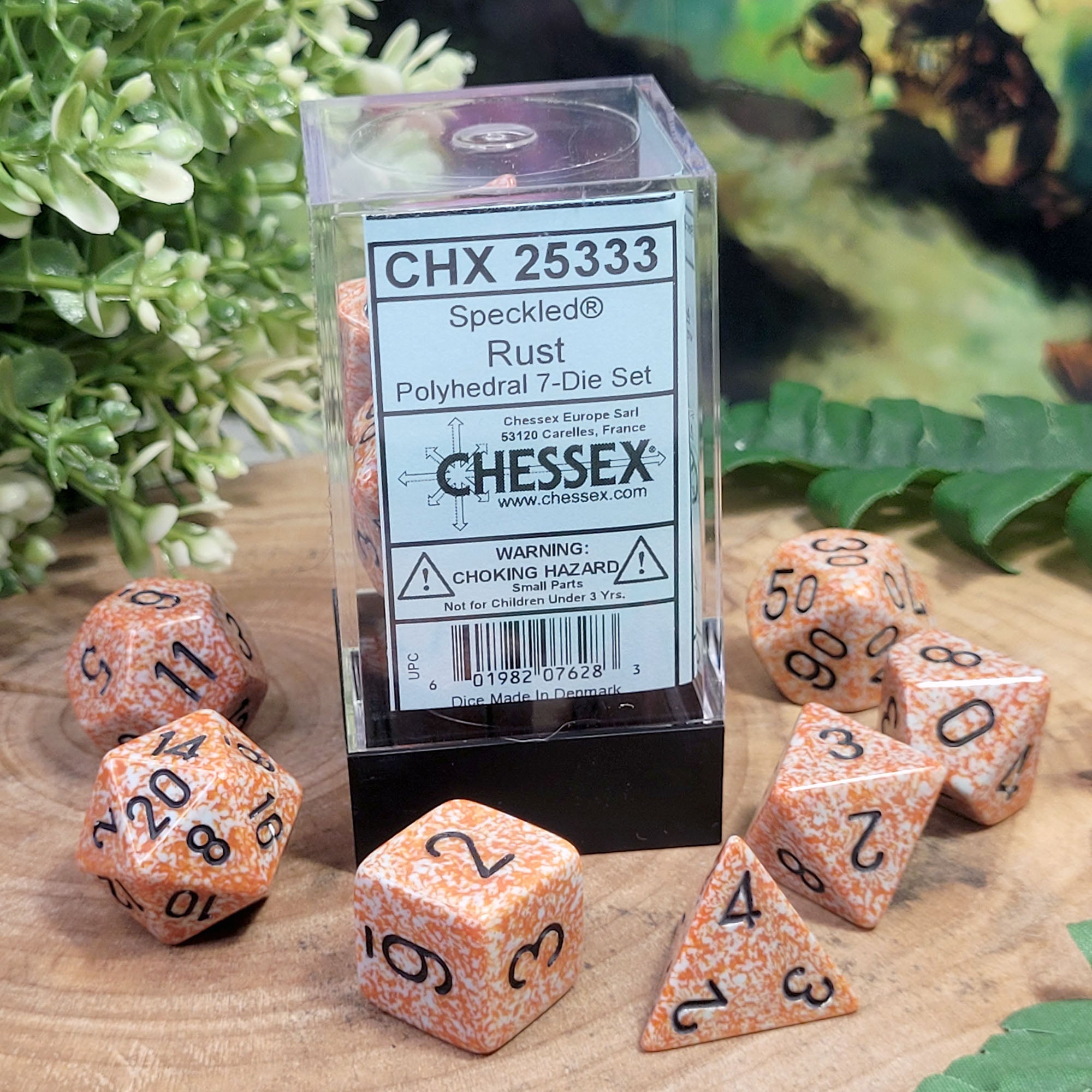 Speckled® Polyhedral Rust 7-Die Set