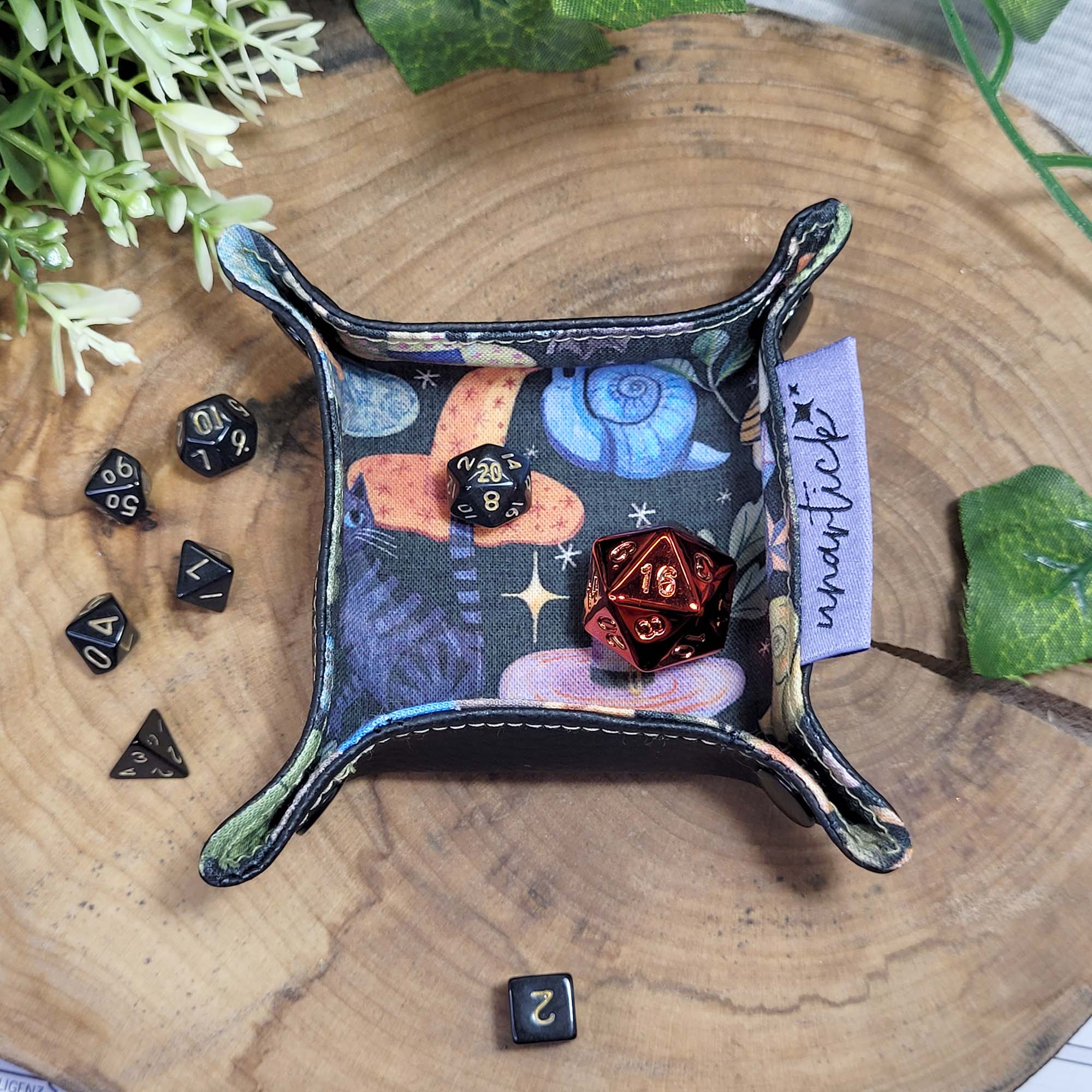 Witchy Hats faltbare Würfelunterlage XXS in Pixiegröße