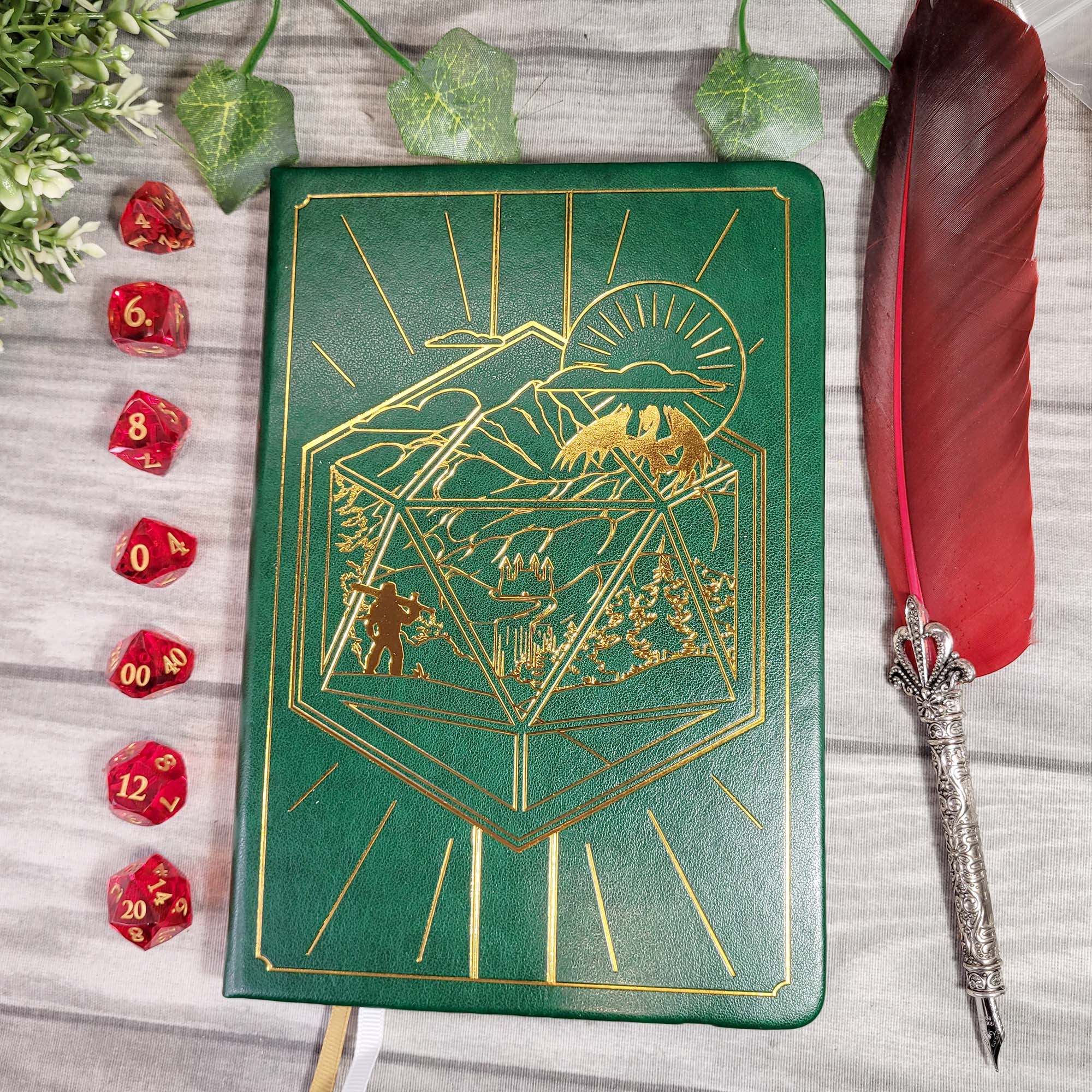 DnD 5e Player Journal grün