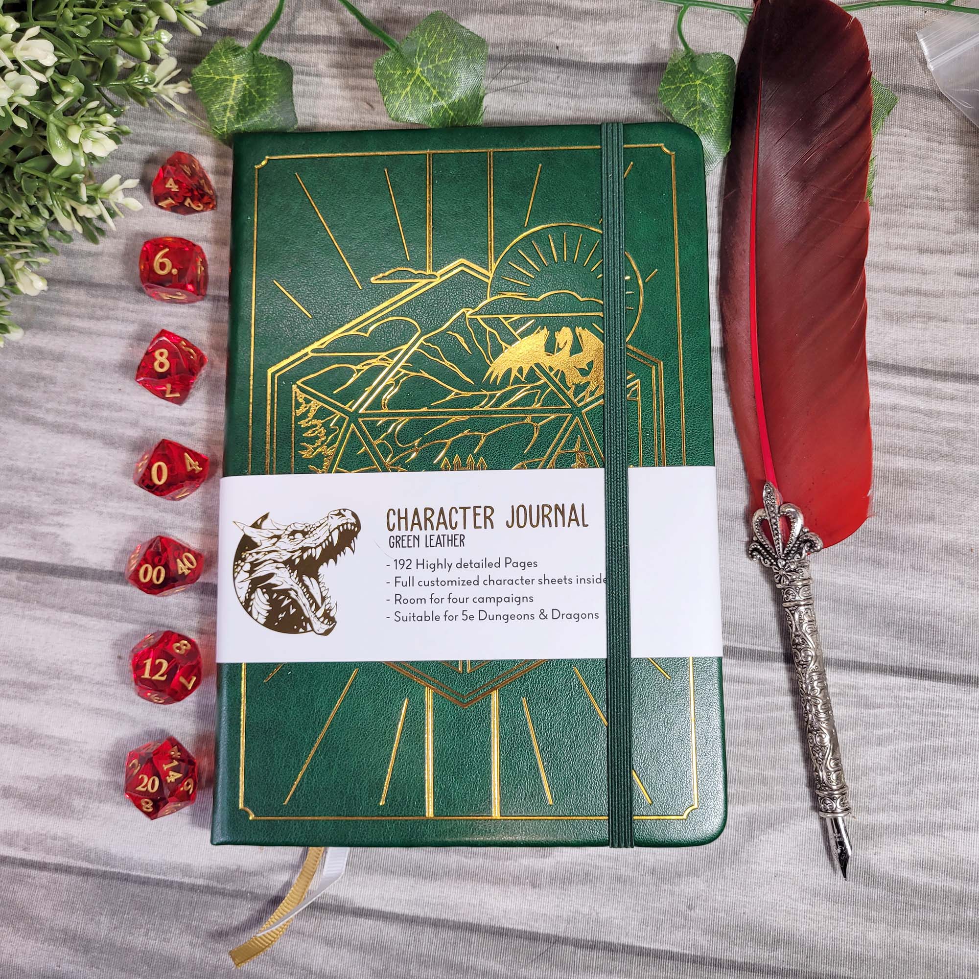 DnD 5e Player Journal grün