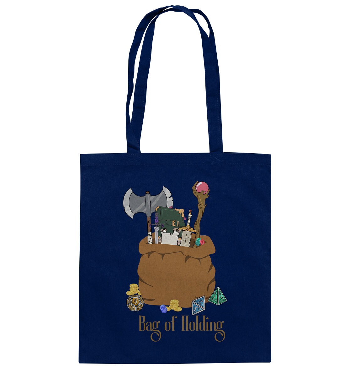 Bag of Holding Tote Bag, Dungeons and Dragons Bag - Cotton Bag