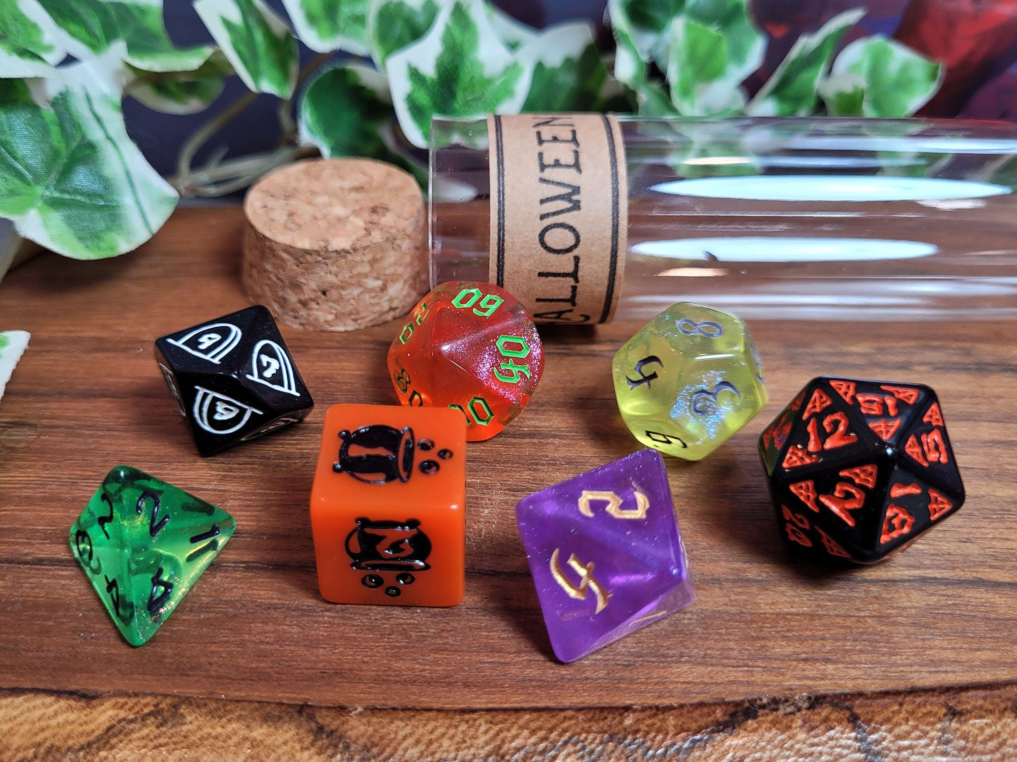 Halloween dice set