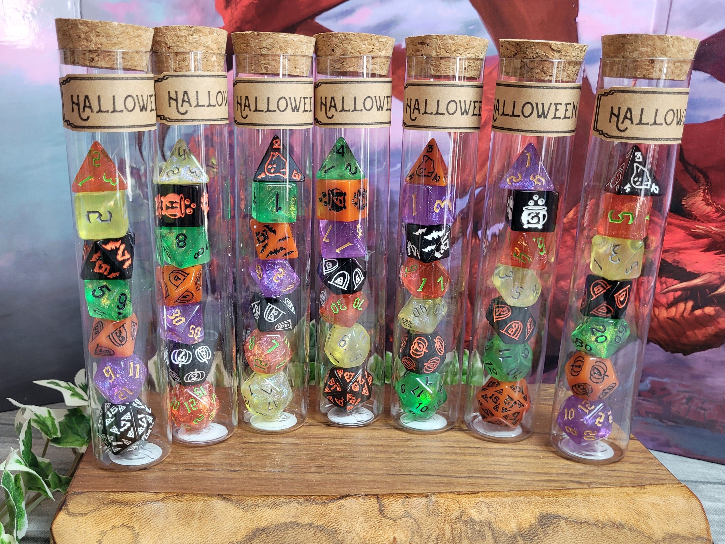Halloween dice set
