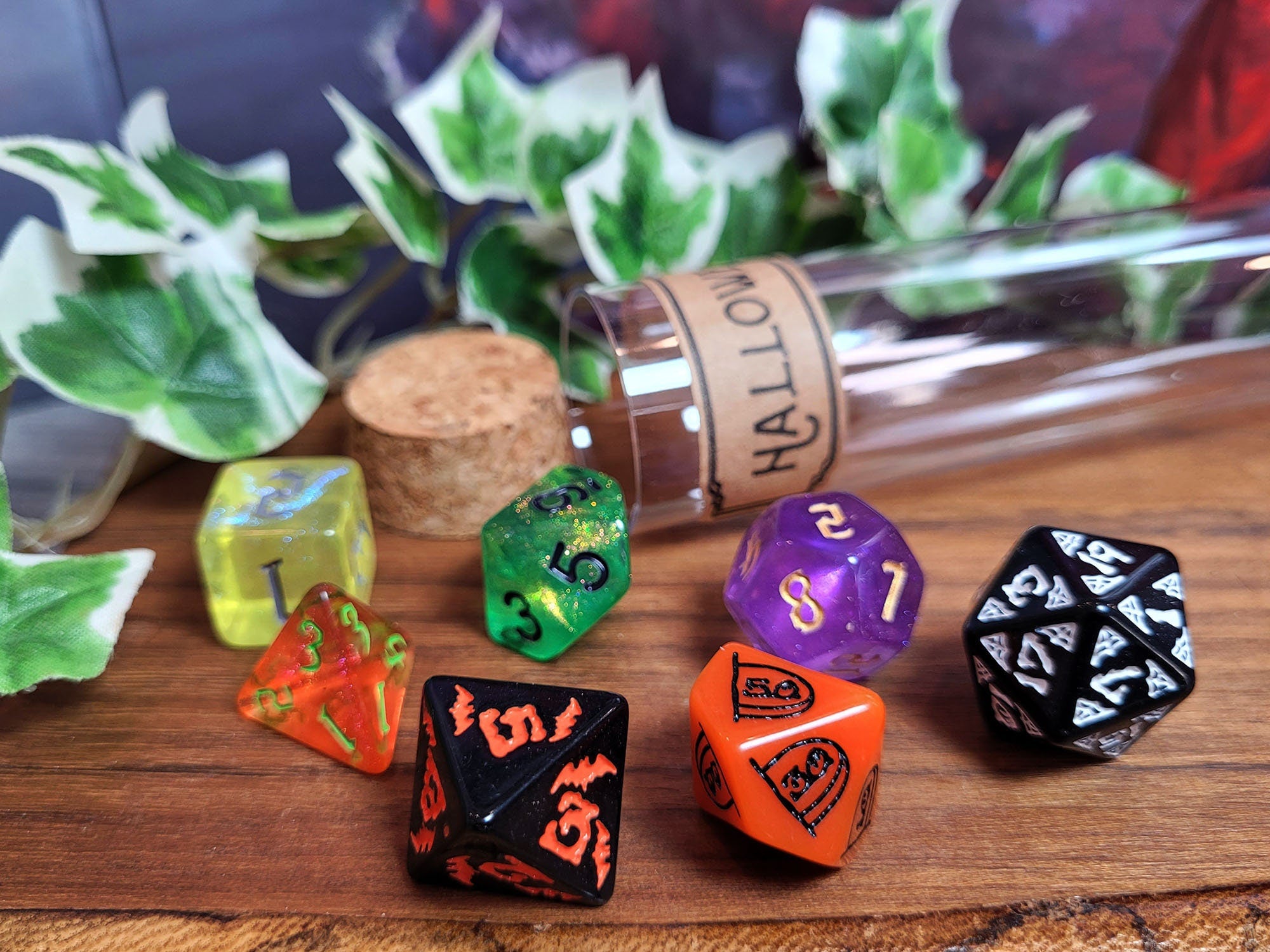 Halloween dice set
