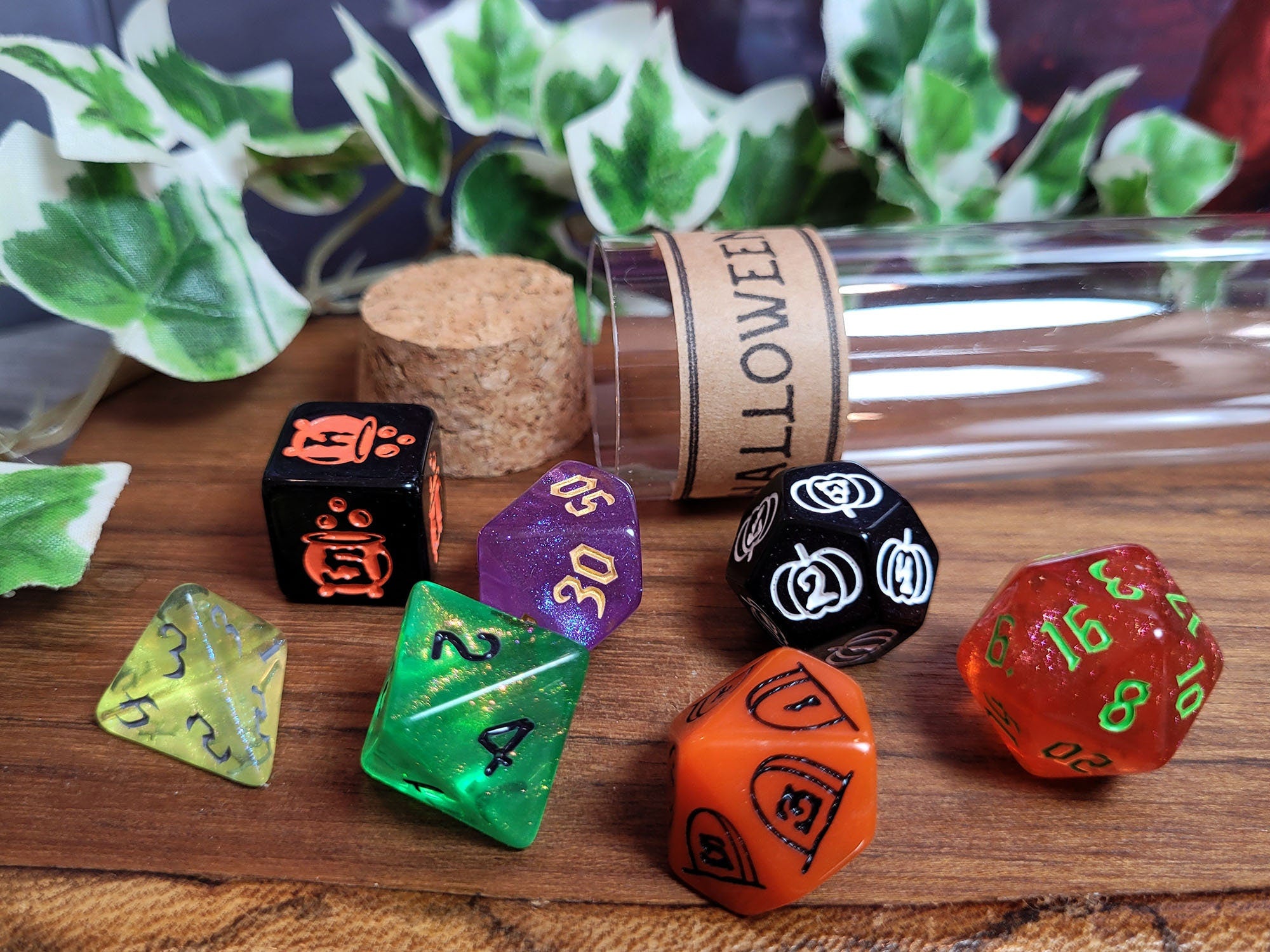 Halloween dice set