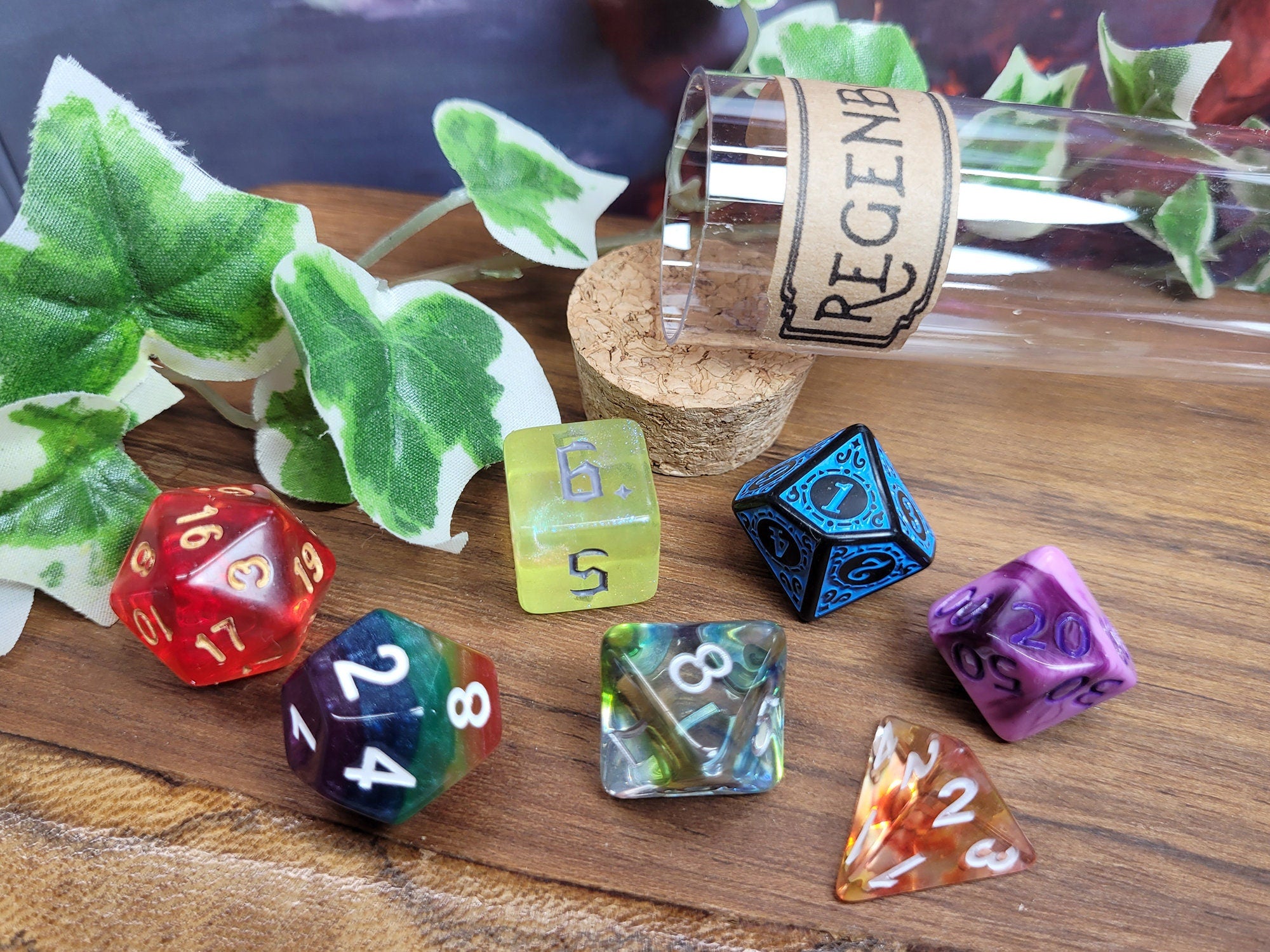 Regenbogen Würfelset